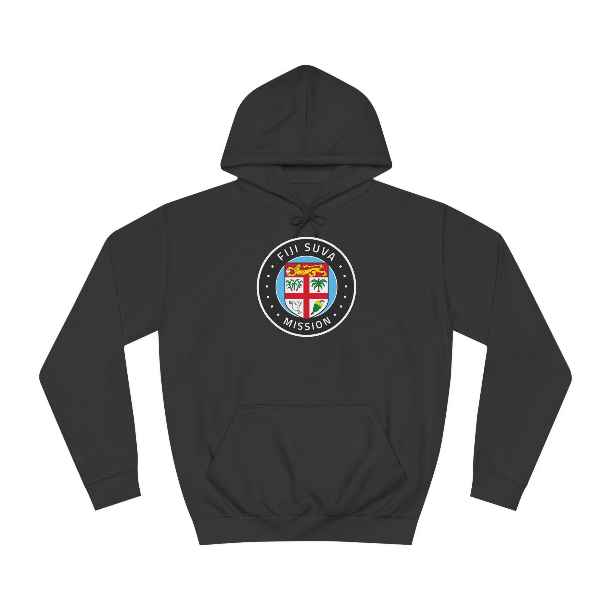 Fiji Suva Mission Flag Logo (Black Border) College Hoodie - Mission Wishlist - LDS Missionary Gift Store