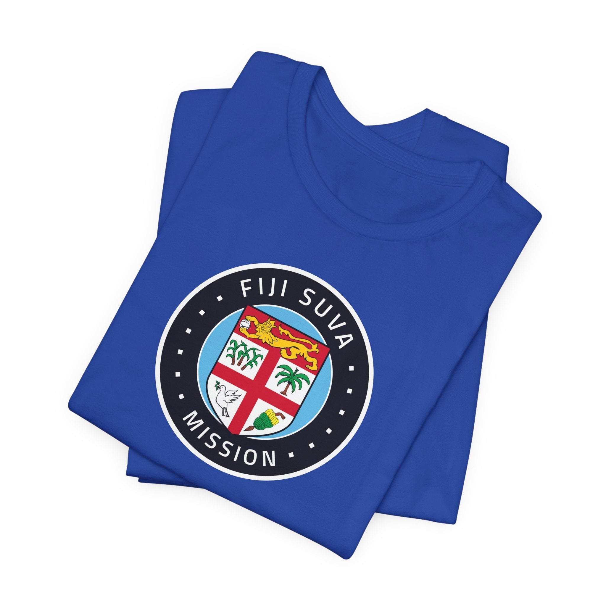 Fiji Suva Mission Flag Logo (Black Border) T-shirt - Mission Wishlist - LDS Missionary Gift Store