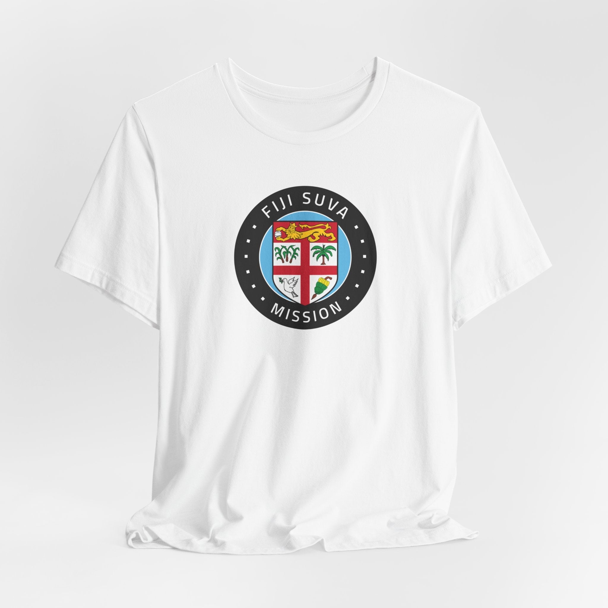 Fiji Suva Mission Flag Logo (Black Border) T-shirt - Mission Wishlist - LDS Missionary Gift Store
