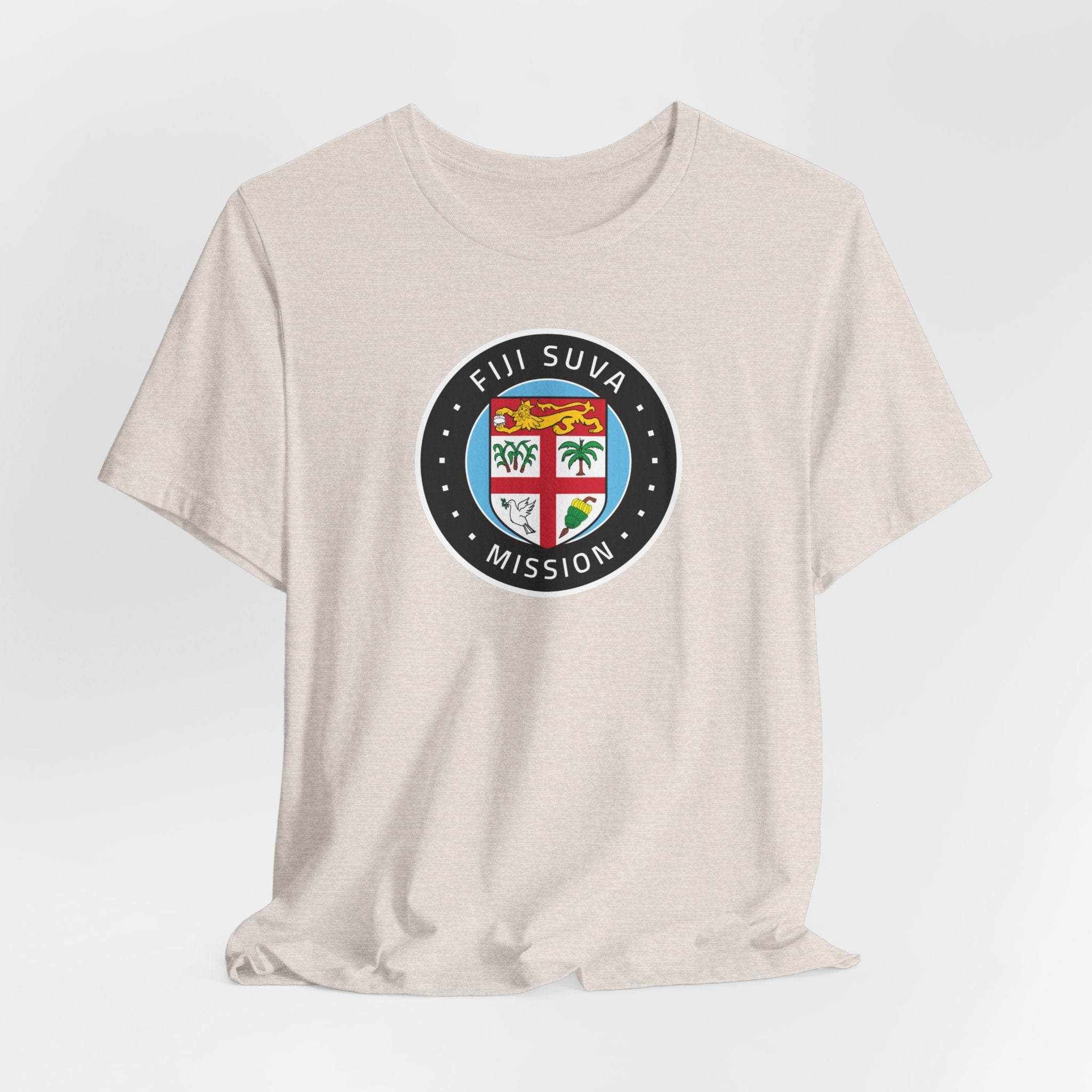 Fiji Suva Mission Flag Logo (Black Border) T-shirt - Mission Wishlist - LDS Missionary Gift Store