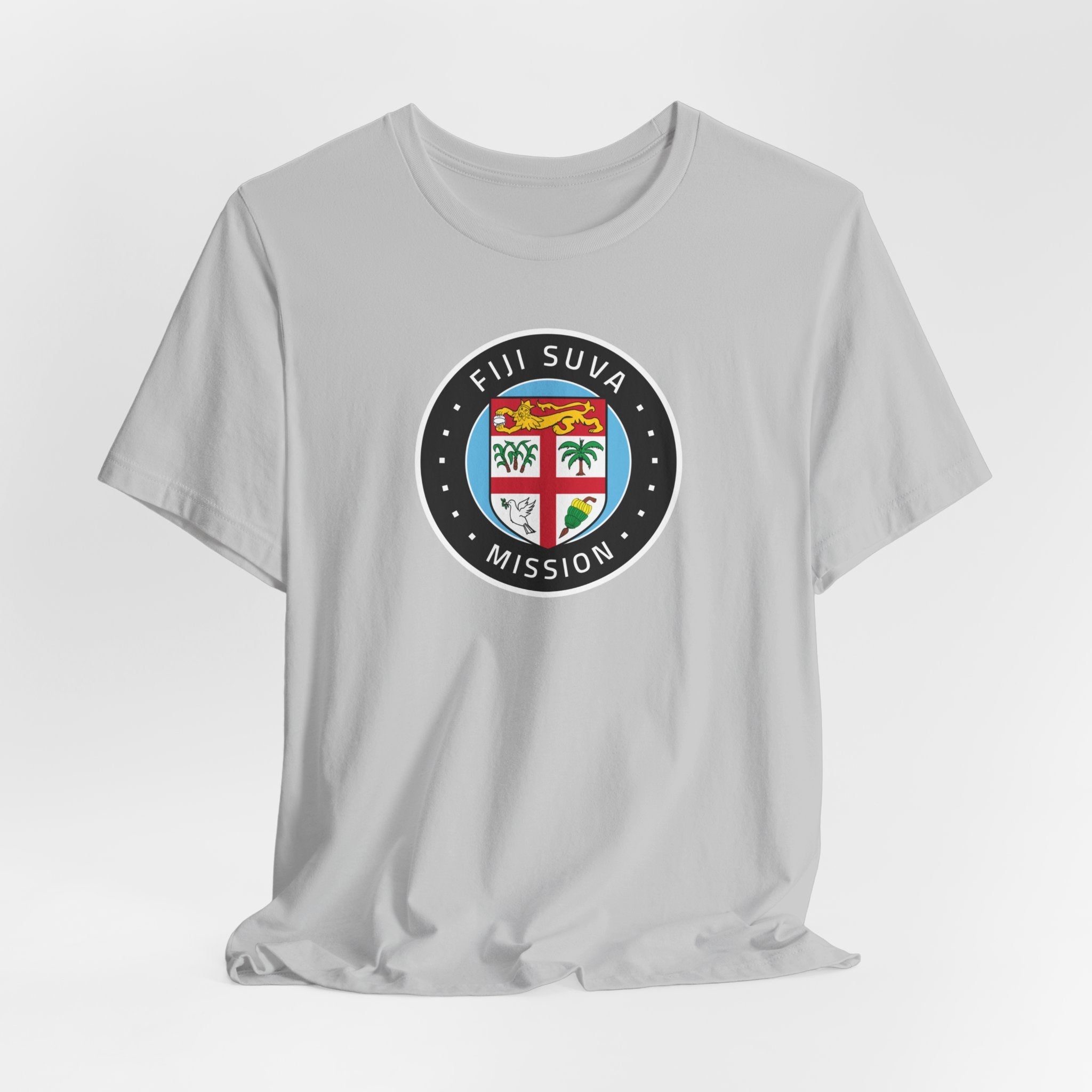 Fiji Suva Mission Flag Logo (Black Border) T-shirt - Mission Wishlist - LDS Missionary Gift Store