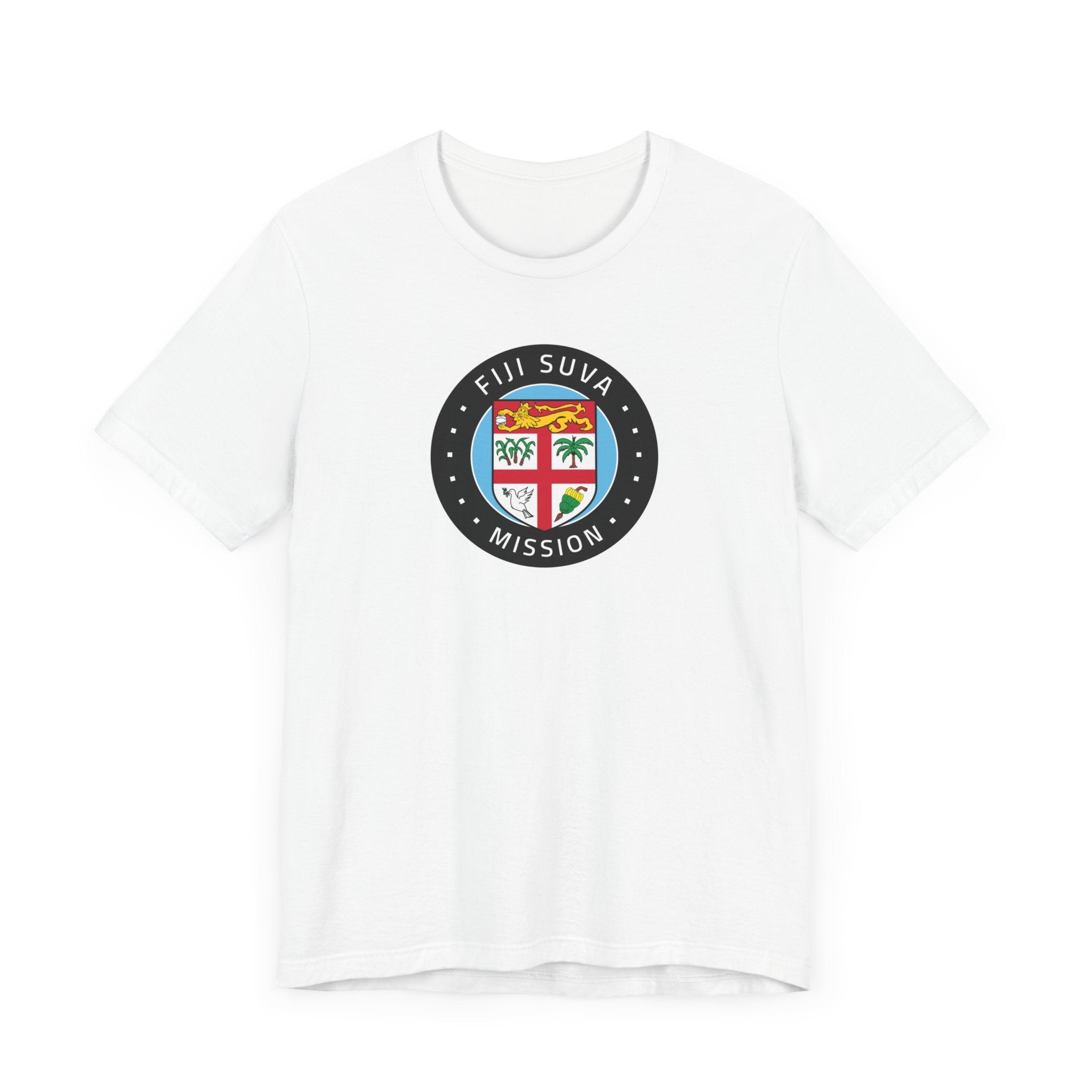 Fiji Suva Mission Flag Logo (Black Border) T-shirt - Mission Wishlist - LDS Missionary Gift Store