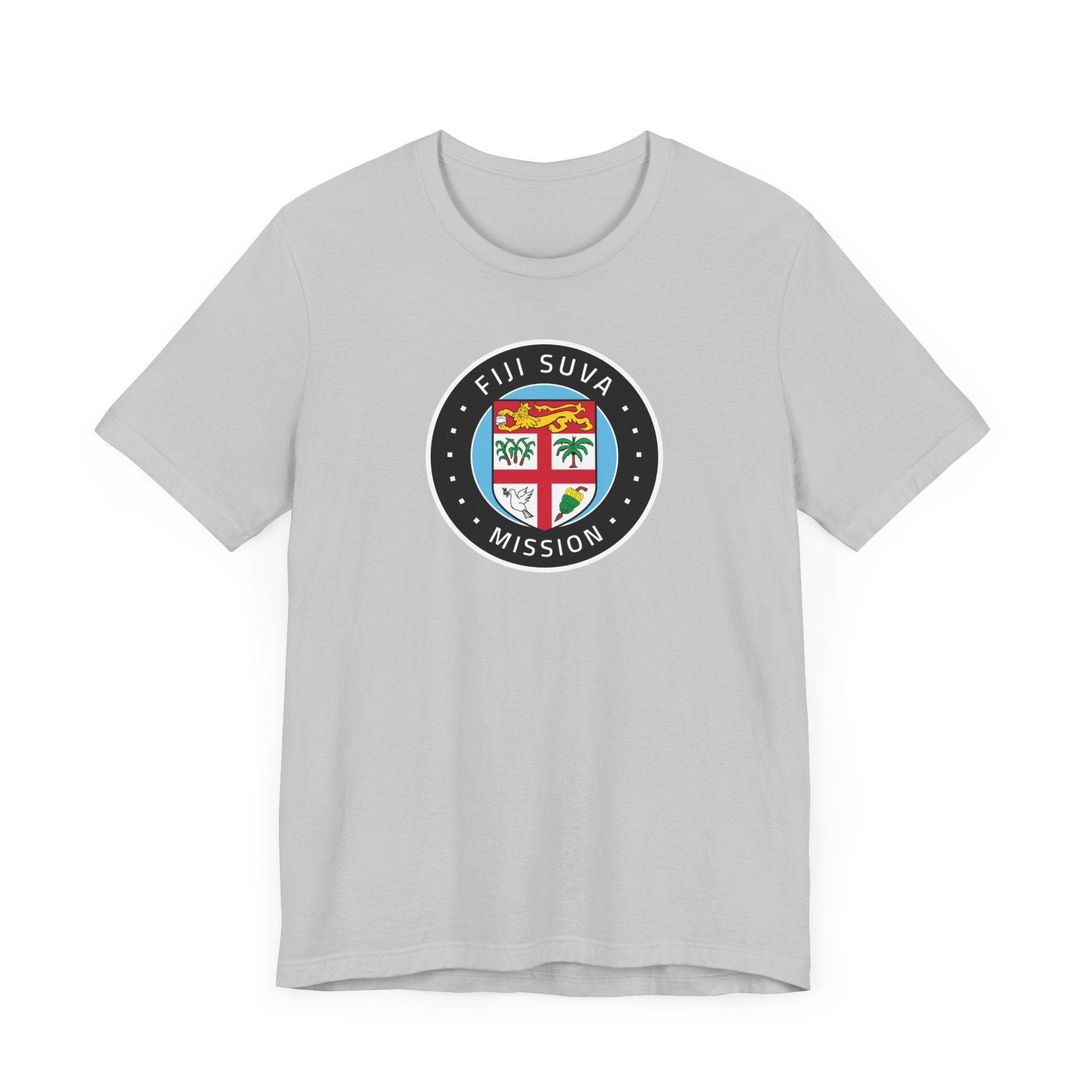 Fiji Suva Mission Flag Logo (Black Border) T-shirt - Mission Wishlist - LDS Missionary Gift Store