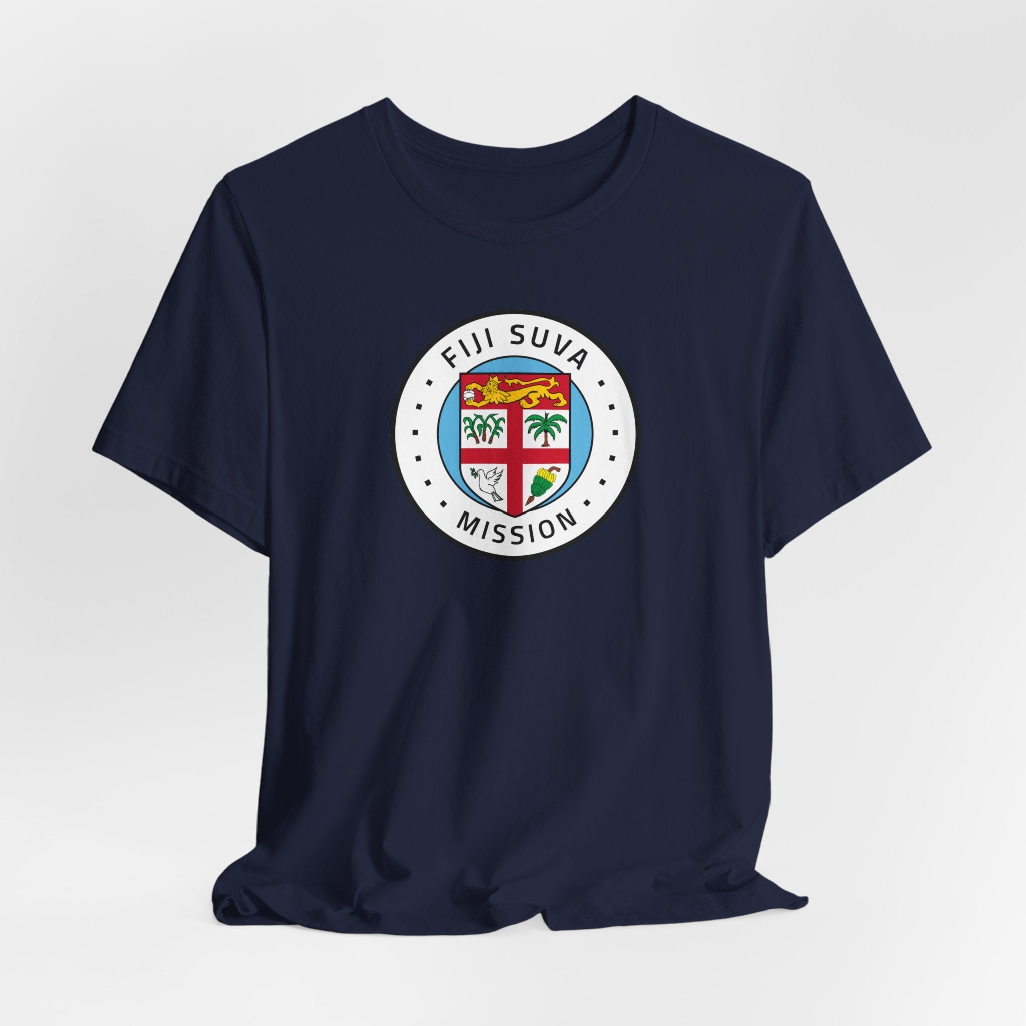 Fiji Suva Mission Flag Logo (White Border) T-shirt - Mission Wishlist - LDS Missionary Gift Store