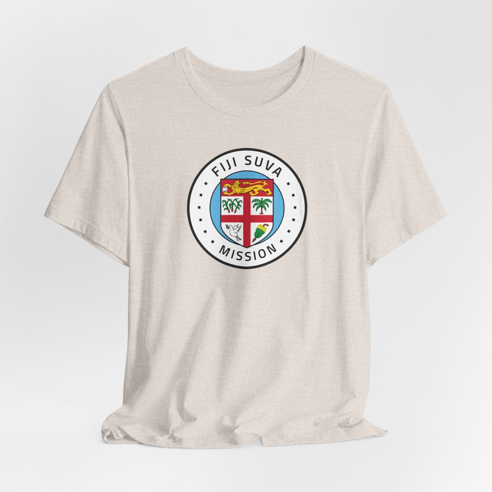 Fiji Suva Mission Flag Logo (White Border) T-shirt - Mission Wishlist - LDS Missionary Gift Store