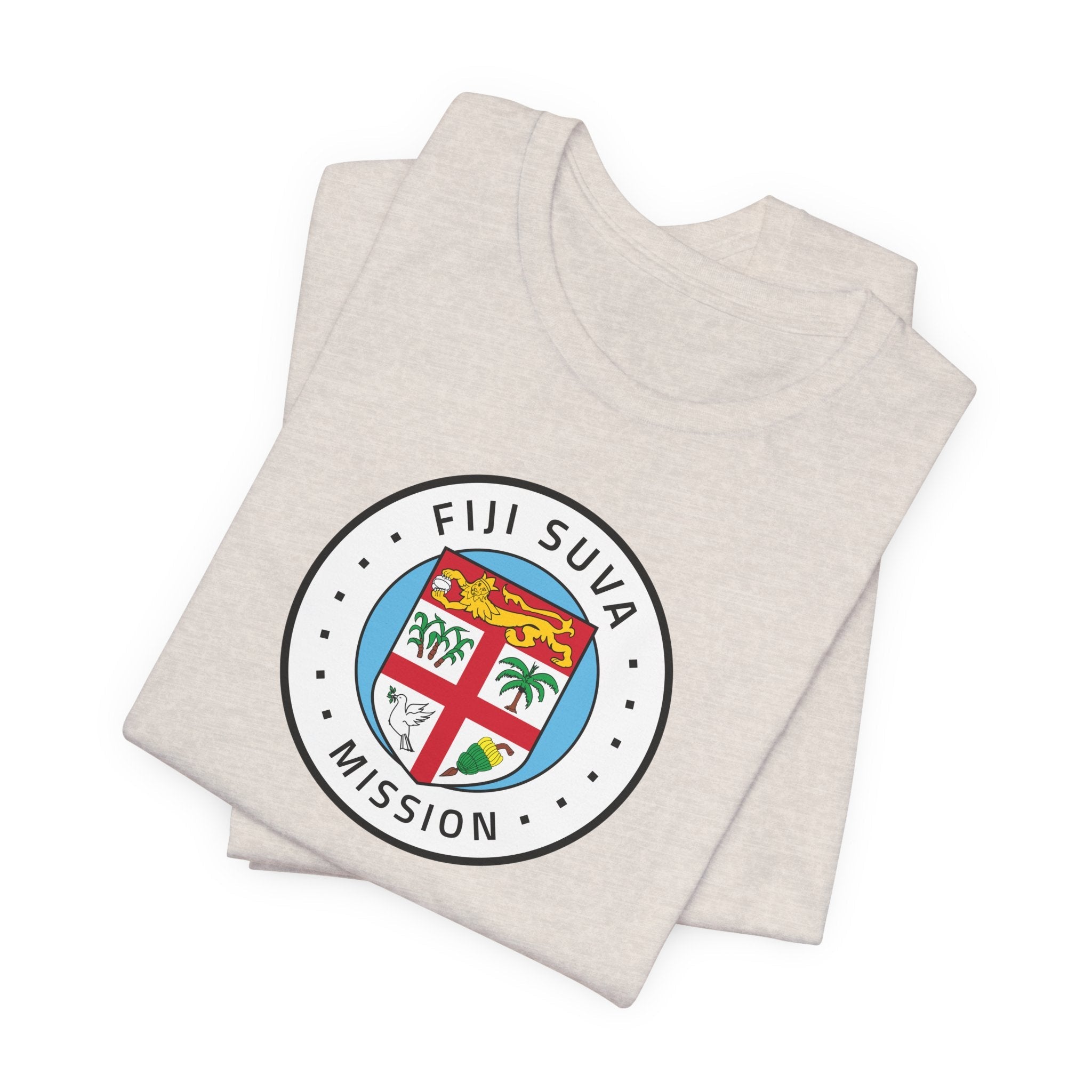 Fiji Suva Mission Flag Logo (White Border) T-shirt - Mission Wishlist - LDS Missionary Gift Store