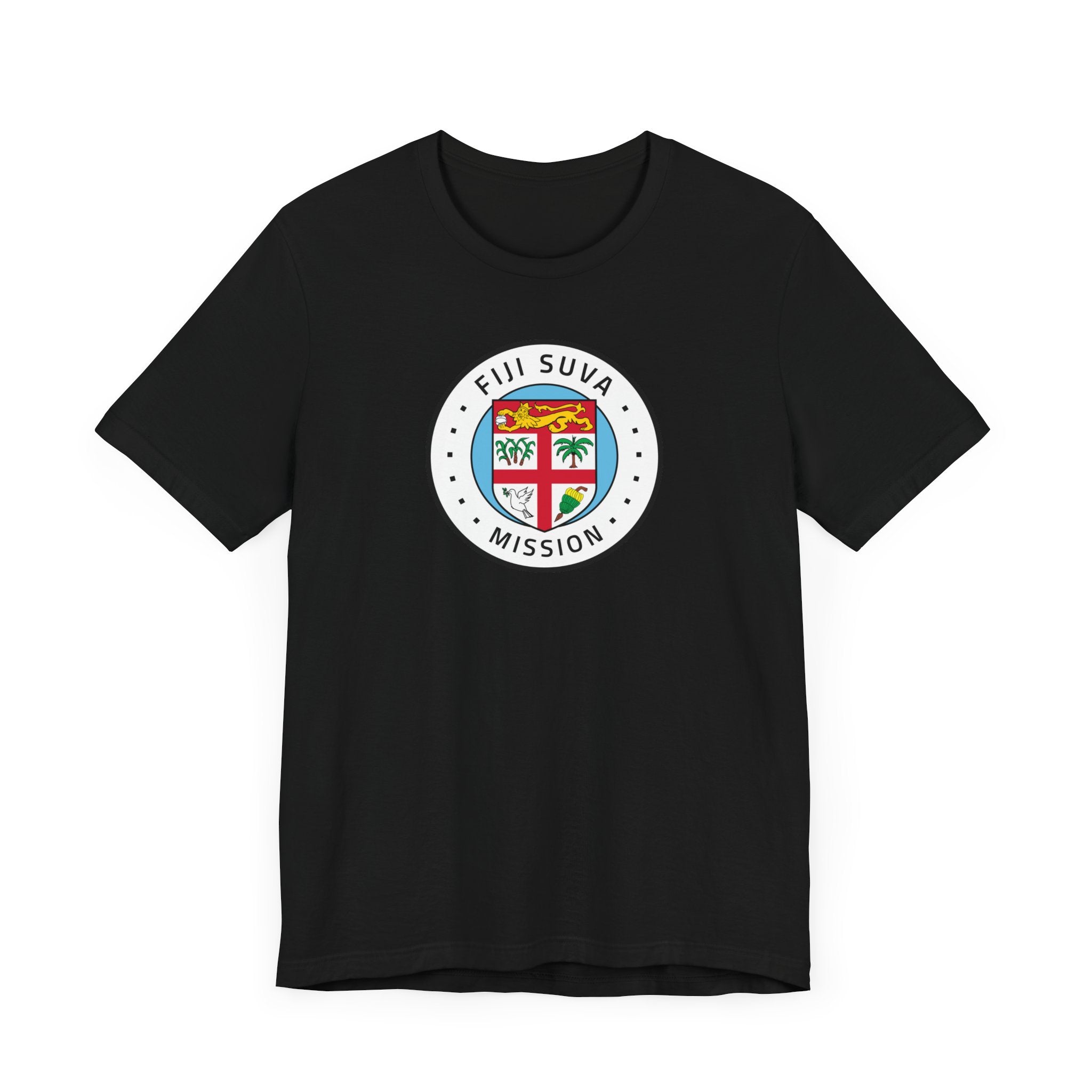 Fiji Suva Mission Flag Logo (White Border) T-shirt - Mission Wishlist - LDS Missionary Gift Store