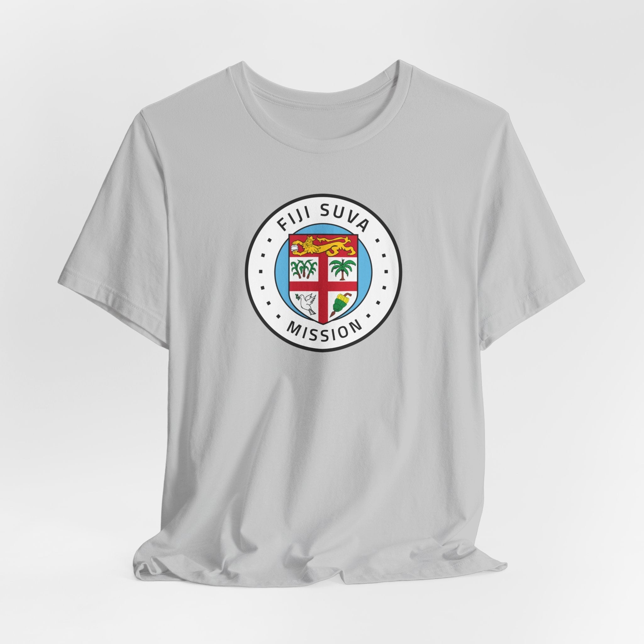 Fiji Suva Mission Flag Logo (White Border) T-shirt - Mission Wishlist - LDS Missionary Gift Store