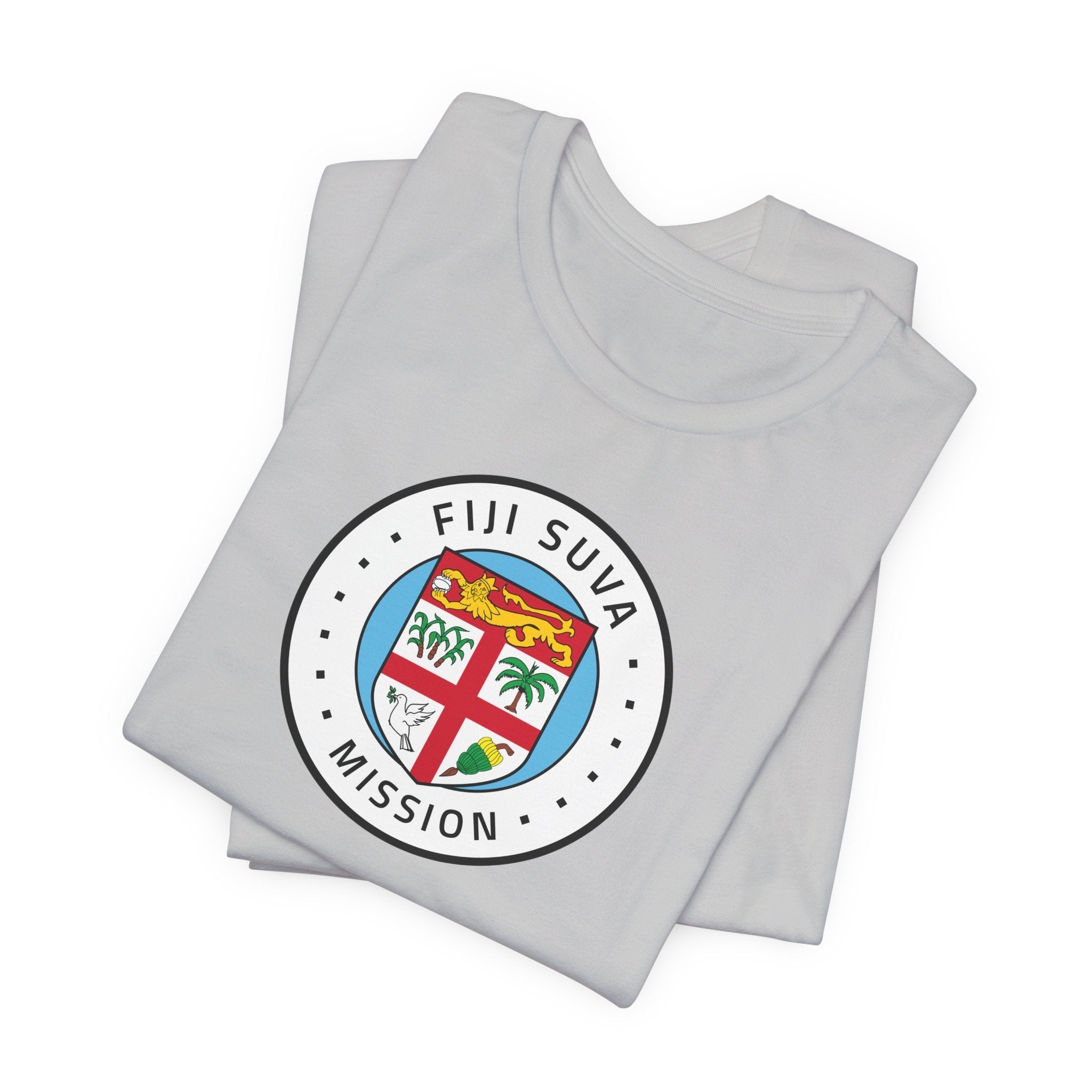 Fiji Suva Mission Flag Logo (White Border) T-shirt - Mission Wishlist - LDS Missionary Gift Store