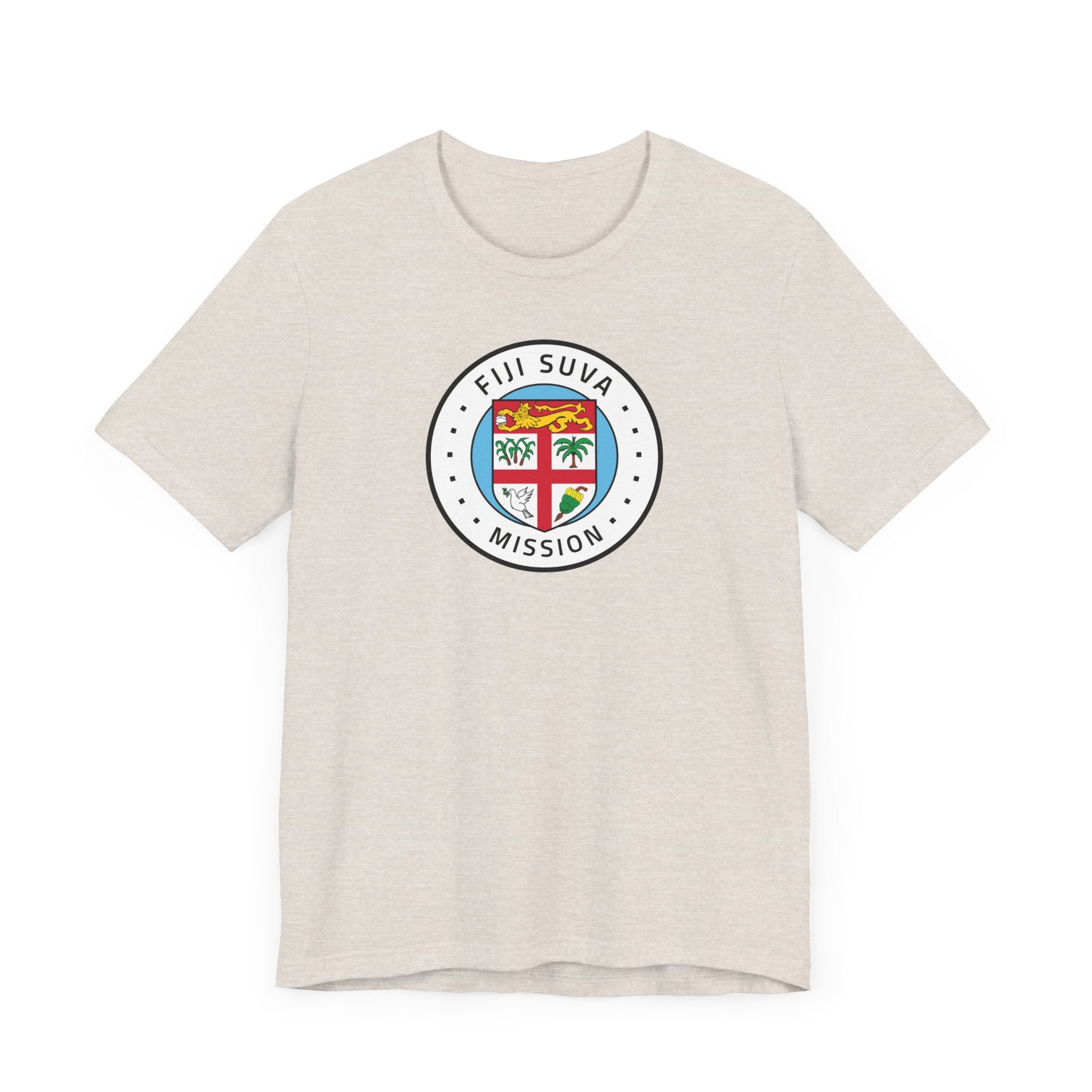 Fiji Suva Mission Flag Logo (White Border) T-shirt - Mission Wishlist - LDS Missionary Gift Store