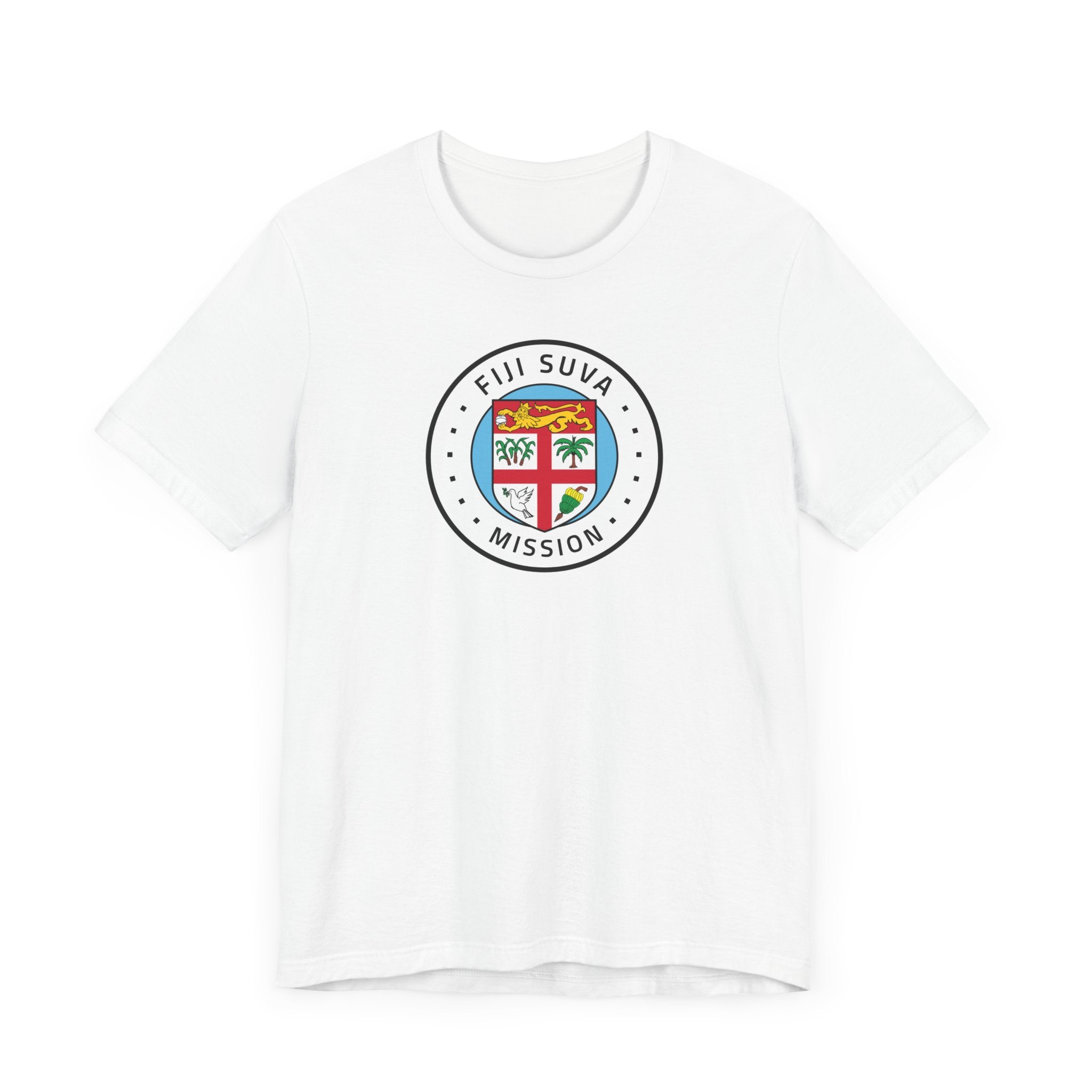Fiji Suva Mission Flag Logo (White Border) T-shirt - Mission Wishlist - LDS Missionary Gift Store