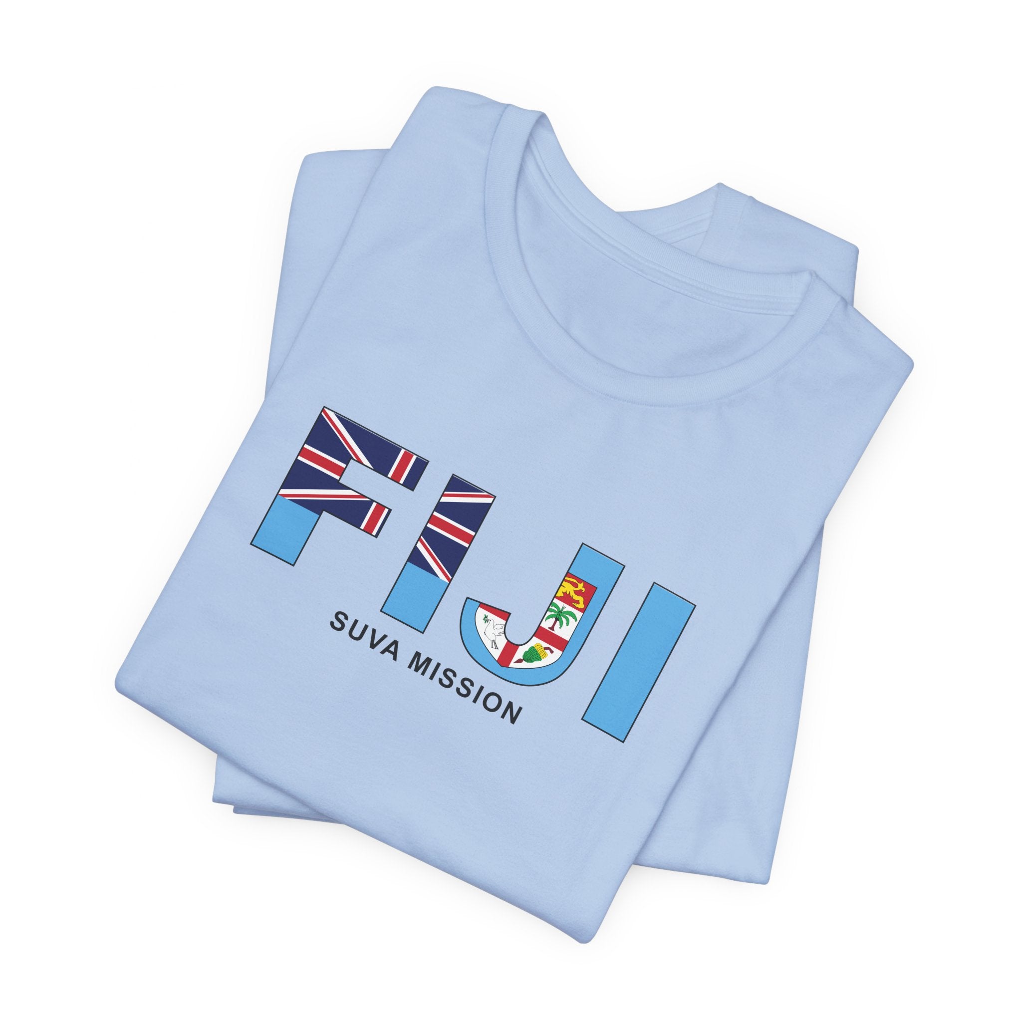 Fiji Suva Mission Flag Title T-shirt - Mission Wishlist - LDS Missionary Gift Store