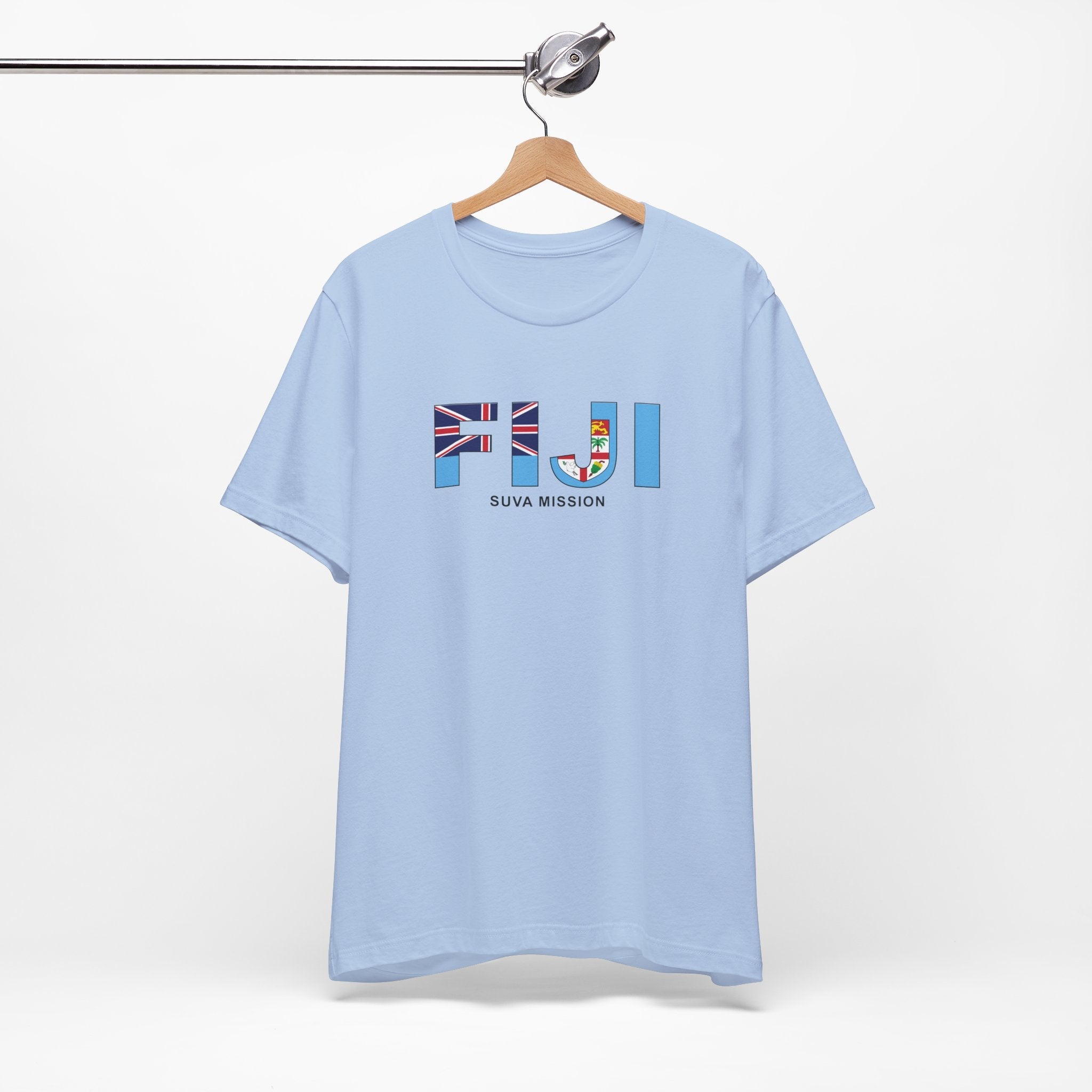 Fiji Suva Mission Flag Title T-shirt - Mission Wishlist - LDS Missionary Gift Store
