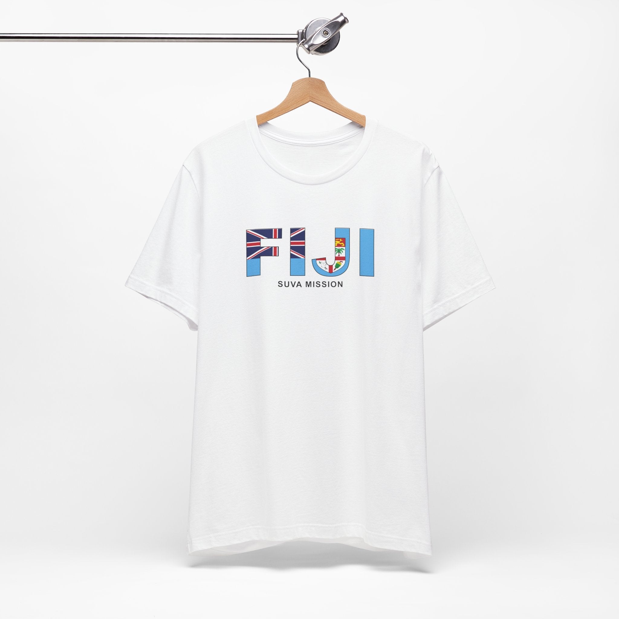 Fiji Suva Mission Flag Title T-shirt - Mission Wishlist - LDS Missionary Gift Store