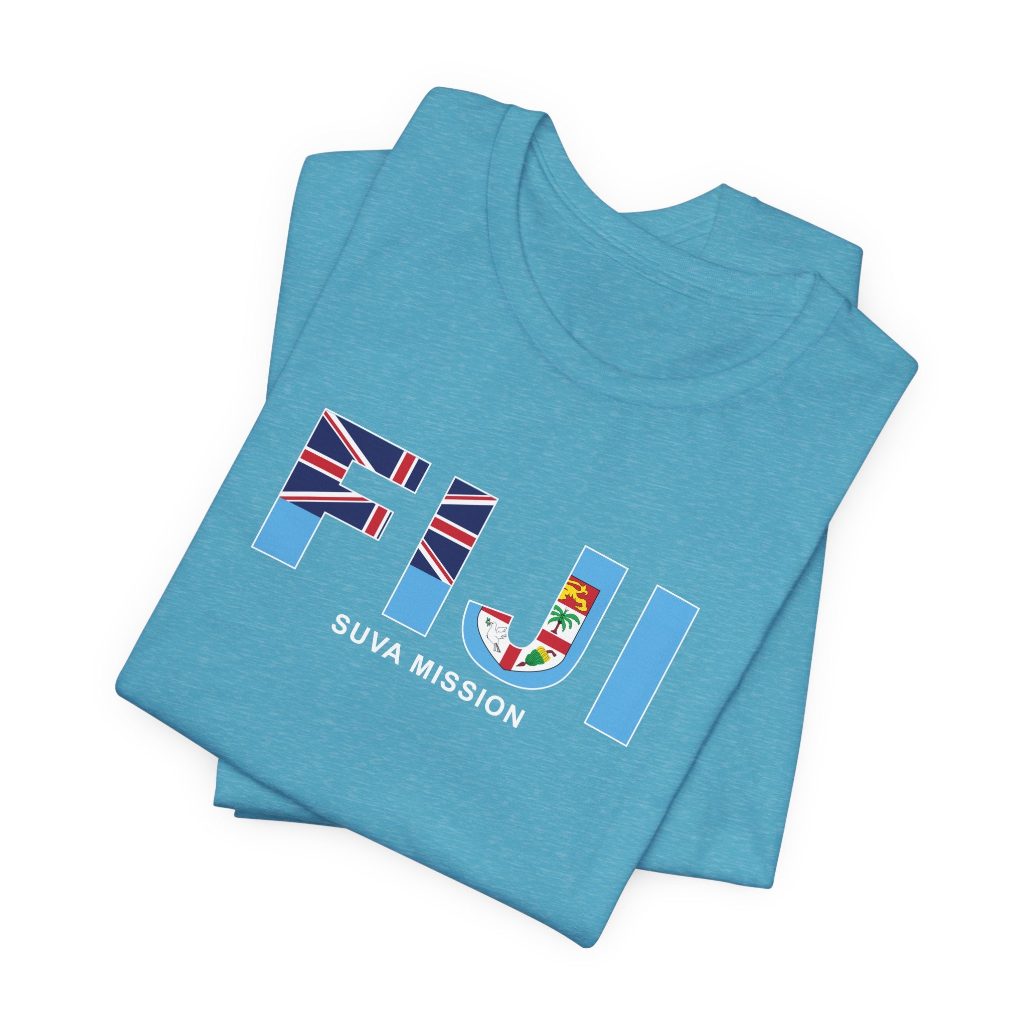 Fiji Suva Mission Flag Title T-shirt - Mission Wishlist - LDS Missionary Gift Store