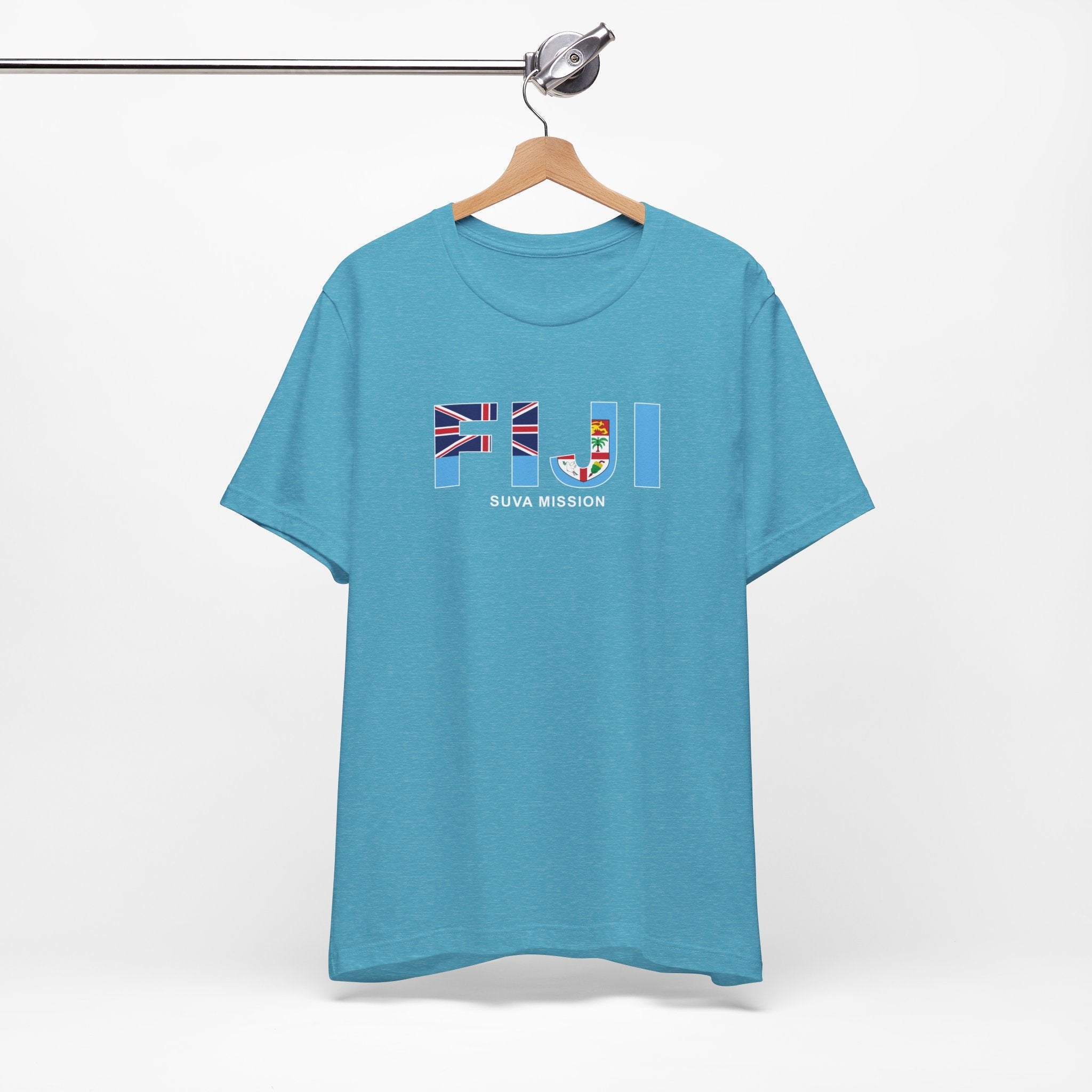 Fiji Suva Mission Flag Title T-shirt - Mission Wishlist - LDS Missionary Gift Store
