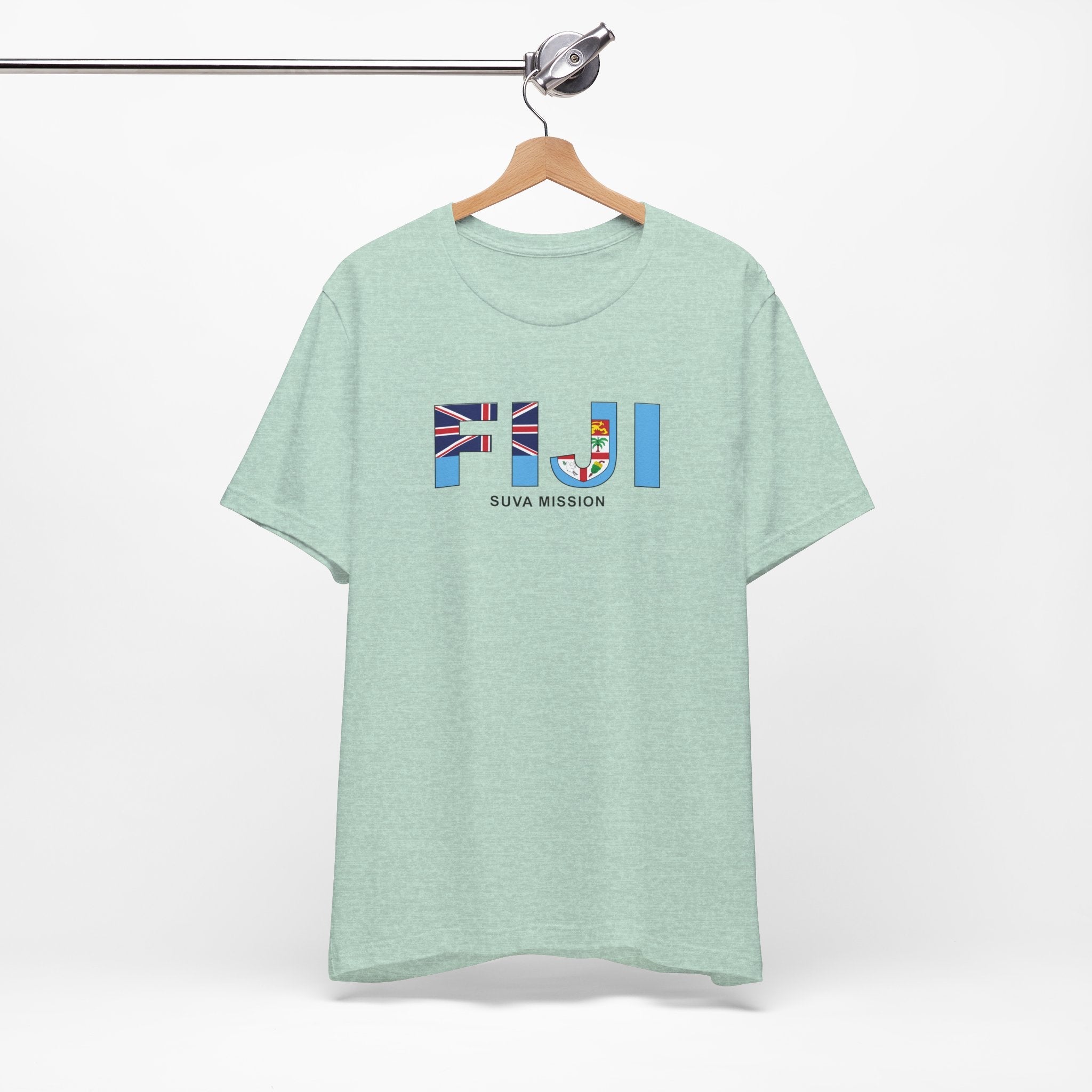 Fiji Suva Mission Flag Title T-shirt - Mission Wishlist - LDS Missionary Gift Store