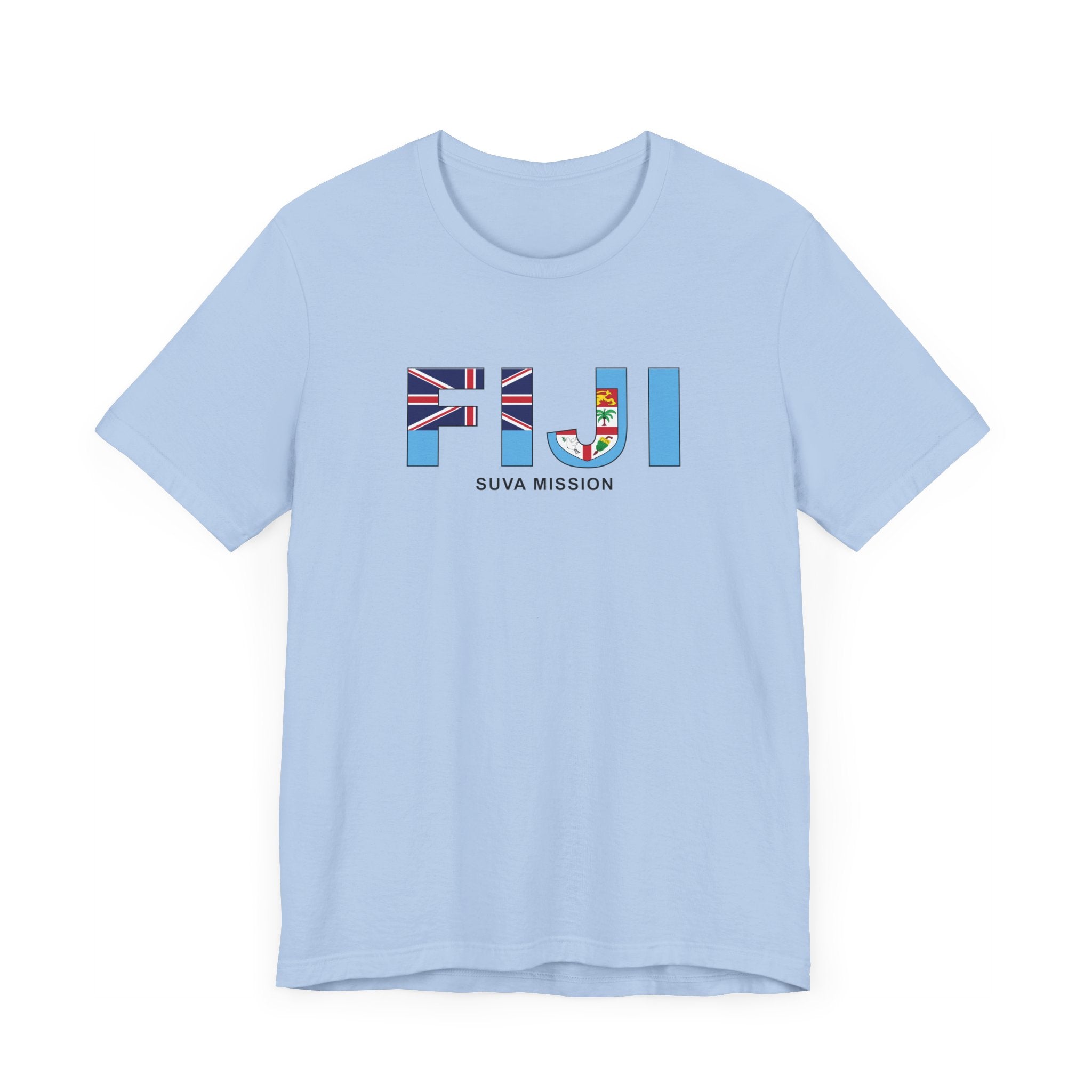 Fiji Suva Mission Flag Title T-shirt - Mission Wishlist - LDS Missionary Gift Store