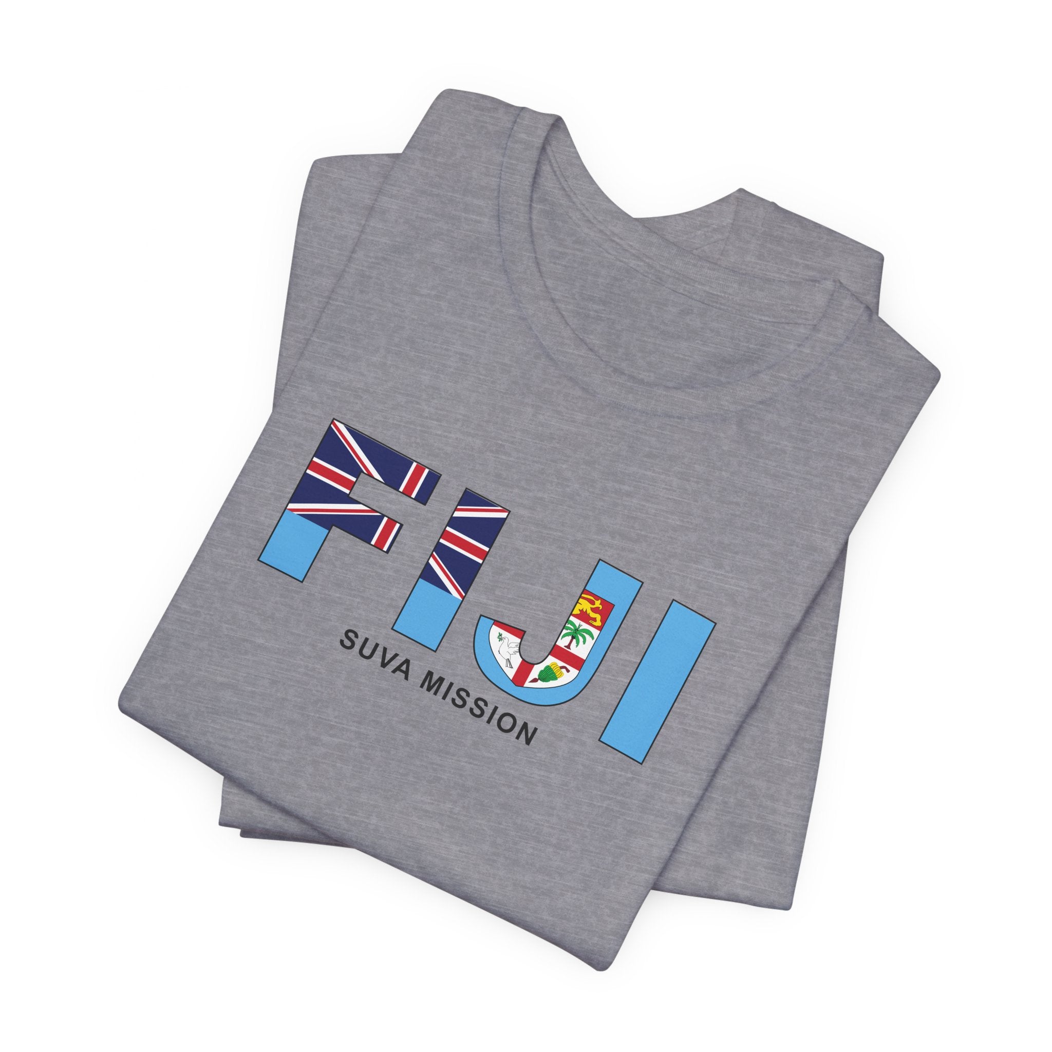 Fiji Suva Mission Flag Title T-shirt - Mission Wishlist - LDS Missionary Gift Store