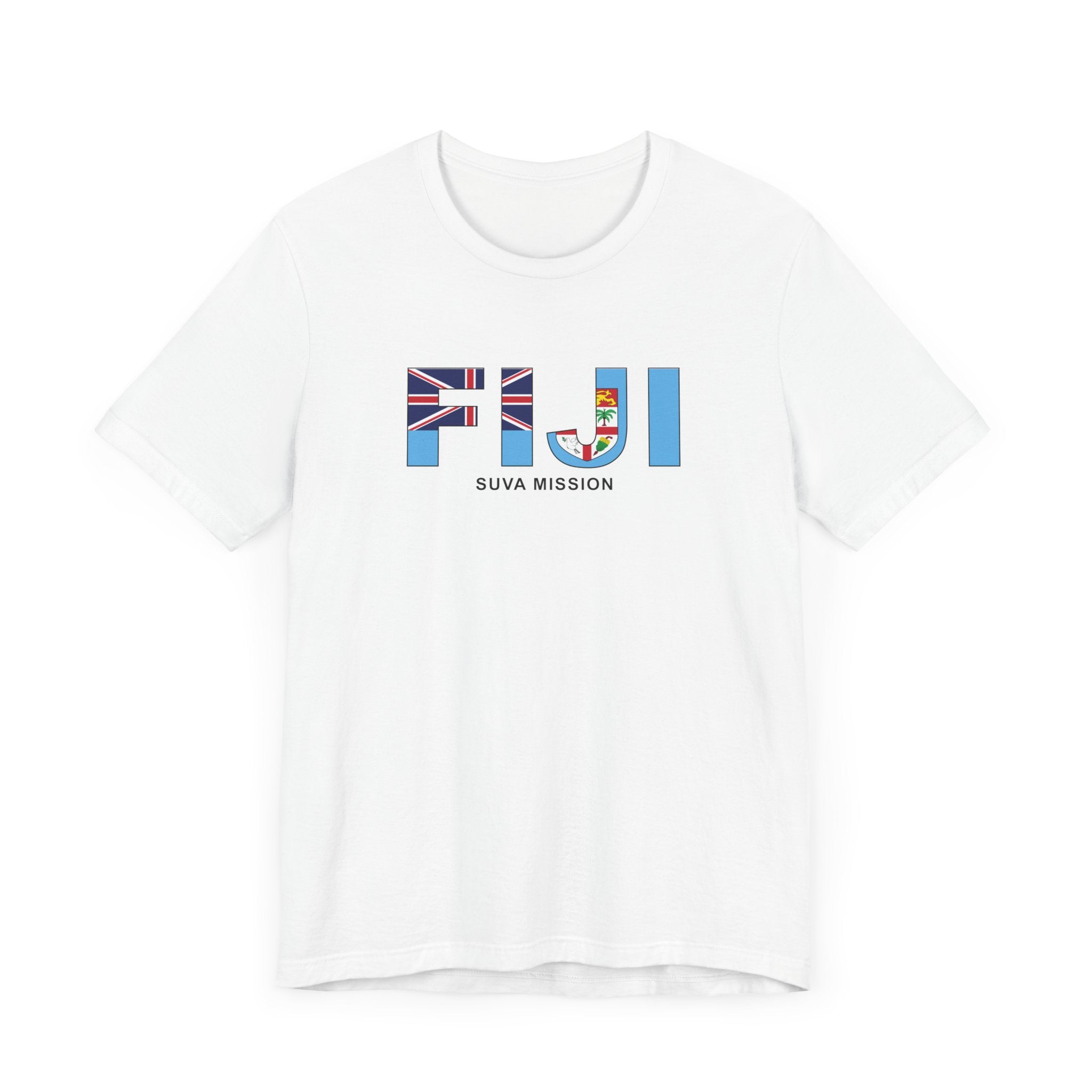 Fiji Suva Mission Flag Title T-shirt - Mission Wishlist - LDS Missionary Gift Store
