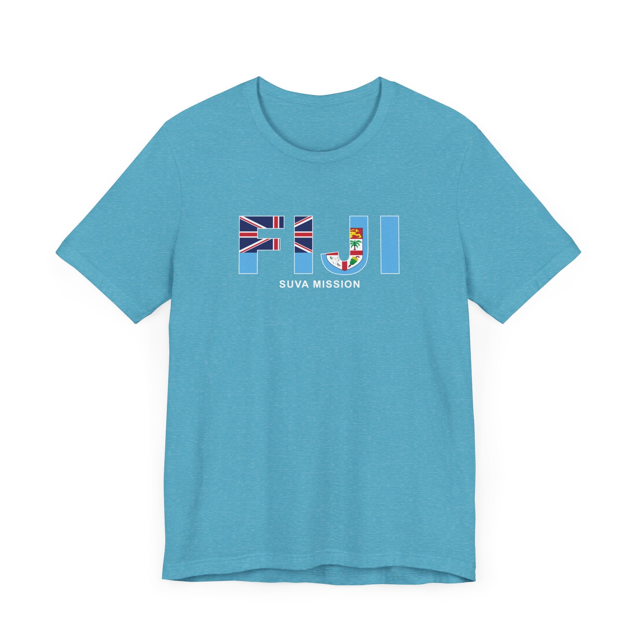 Fiji Suva Mission Flag Title T-shirt - Mission Wishlist - LDS Missionary Gift Store