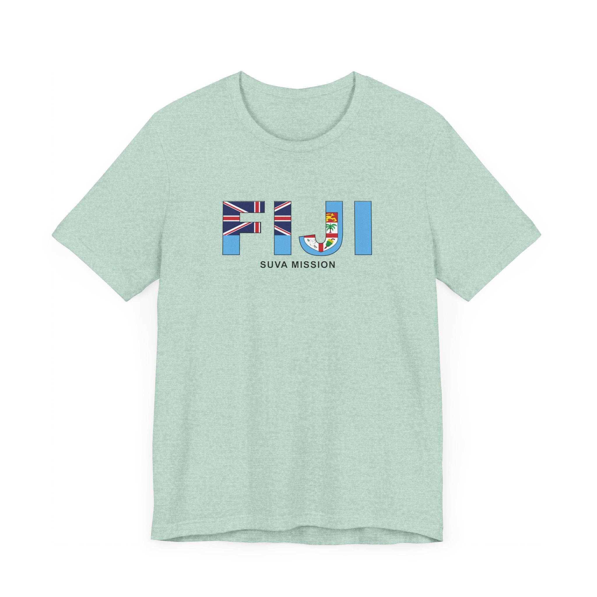 Fiji Suva Mission Flag Title T-shirt - Mission Wishlist - LDS Missionary Gift Store