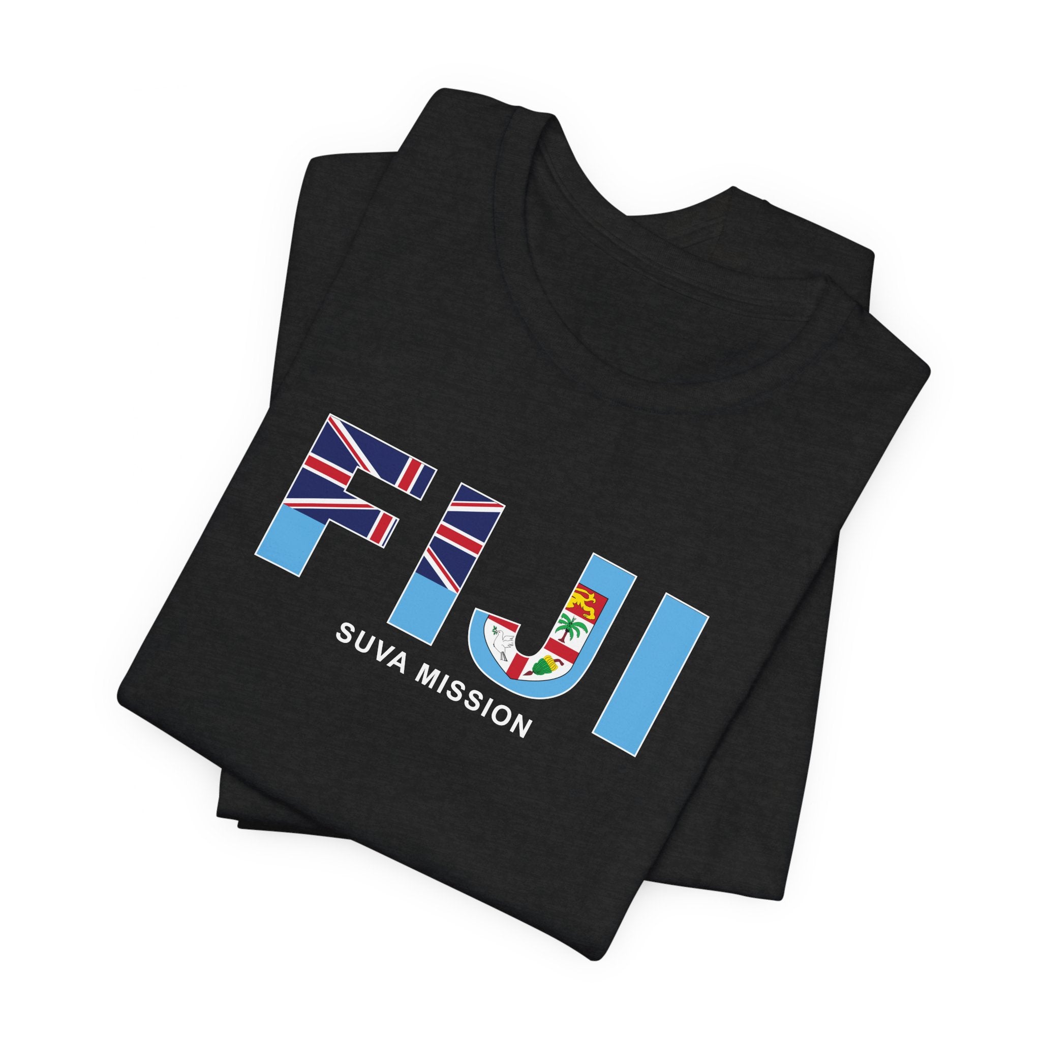 Fiji Suva Mission Flag Title T-shirt - Mission Wishlist - LDS Missionary Gift Store