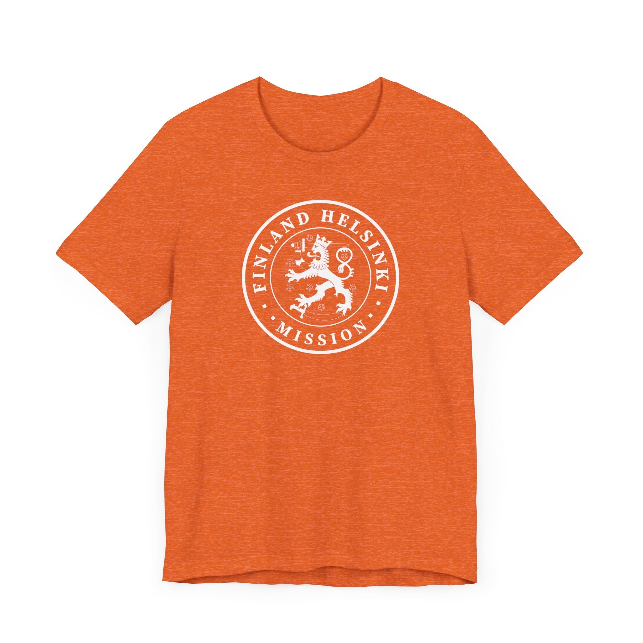 Finland Helsinki Mission Circular Monochrome Logo T-Shirt - Mission Wishlist - LDS Missionary Gift Store