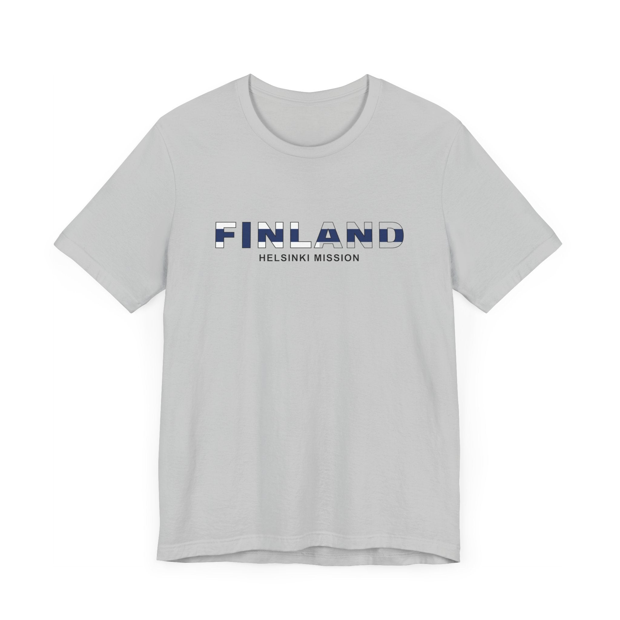 Finland Helsinki Mission Flag Title T-shirt - Mission Wishlist - LDS Missionary Gift Store