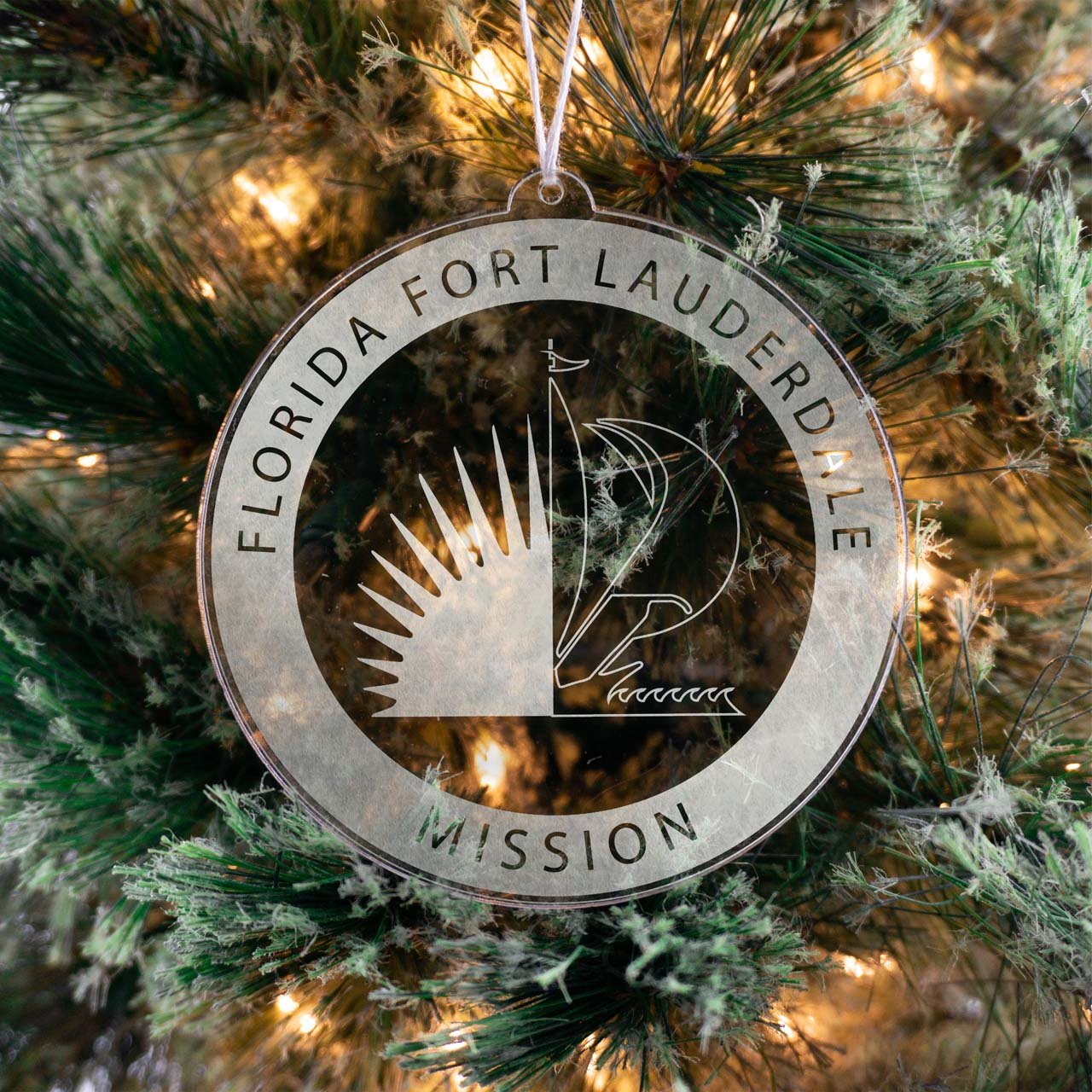 Florida Fort Lauderdale Mission Christmas Ornament - Latter-Day Saint LDS Missionary Gift - Book of Mormon