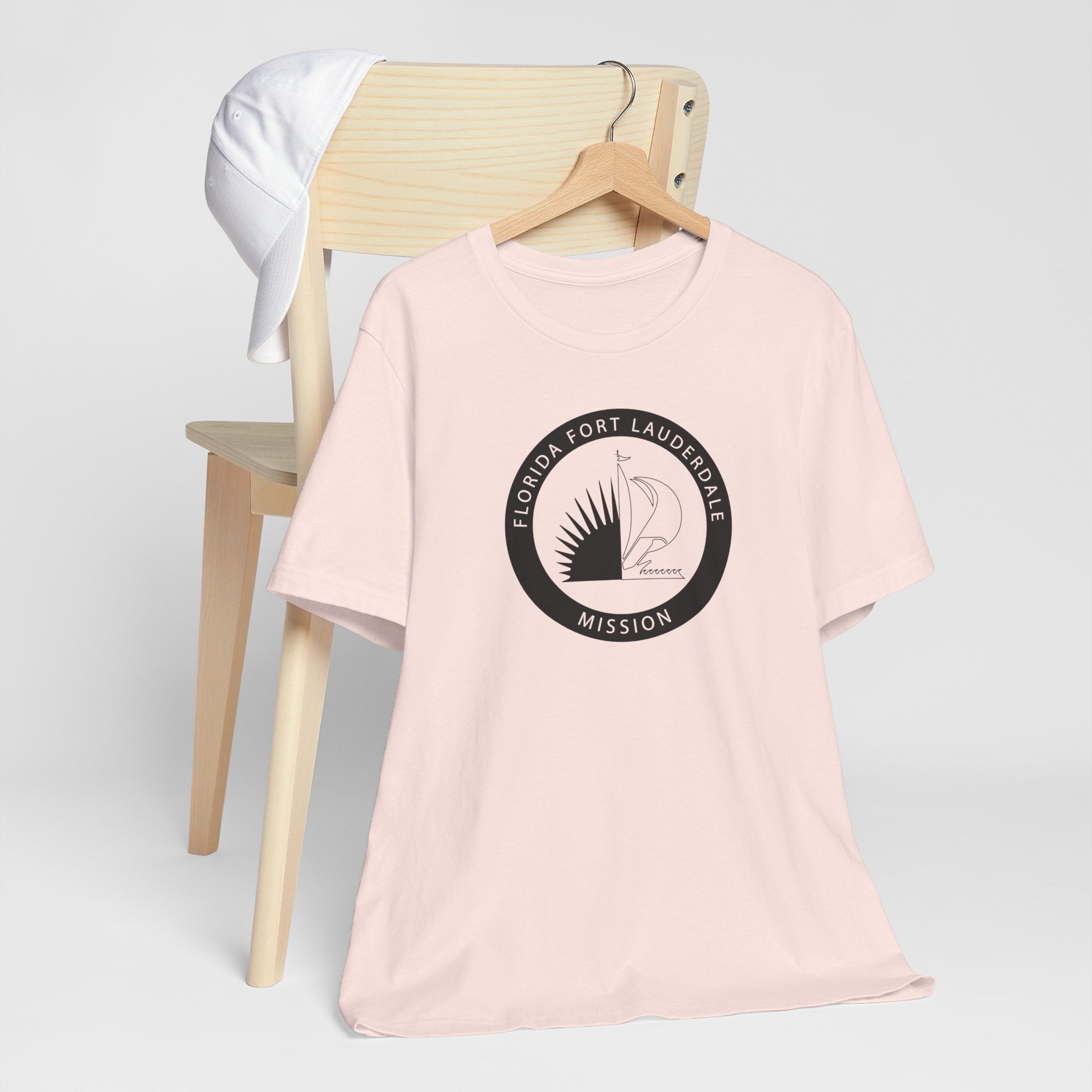 Florida Fort Lauderdale Mission Circular Monochrome Logo T-Shirt - Mission Wishlist - LDS Missionary Gift Store