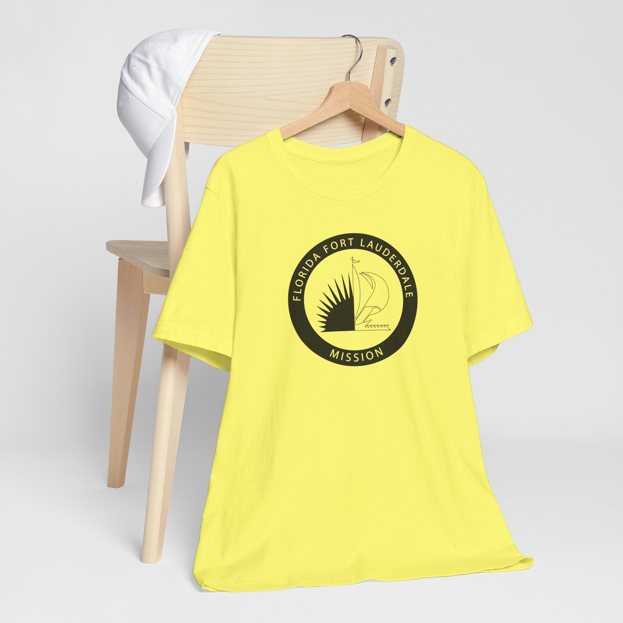 Florida Fort Lauderdale Mission Circular Monochrome Logo T-Shirt - Mission Wishlist - LDS Missionary Gift Store