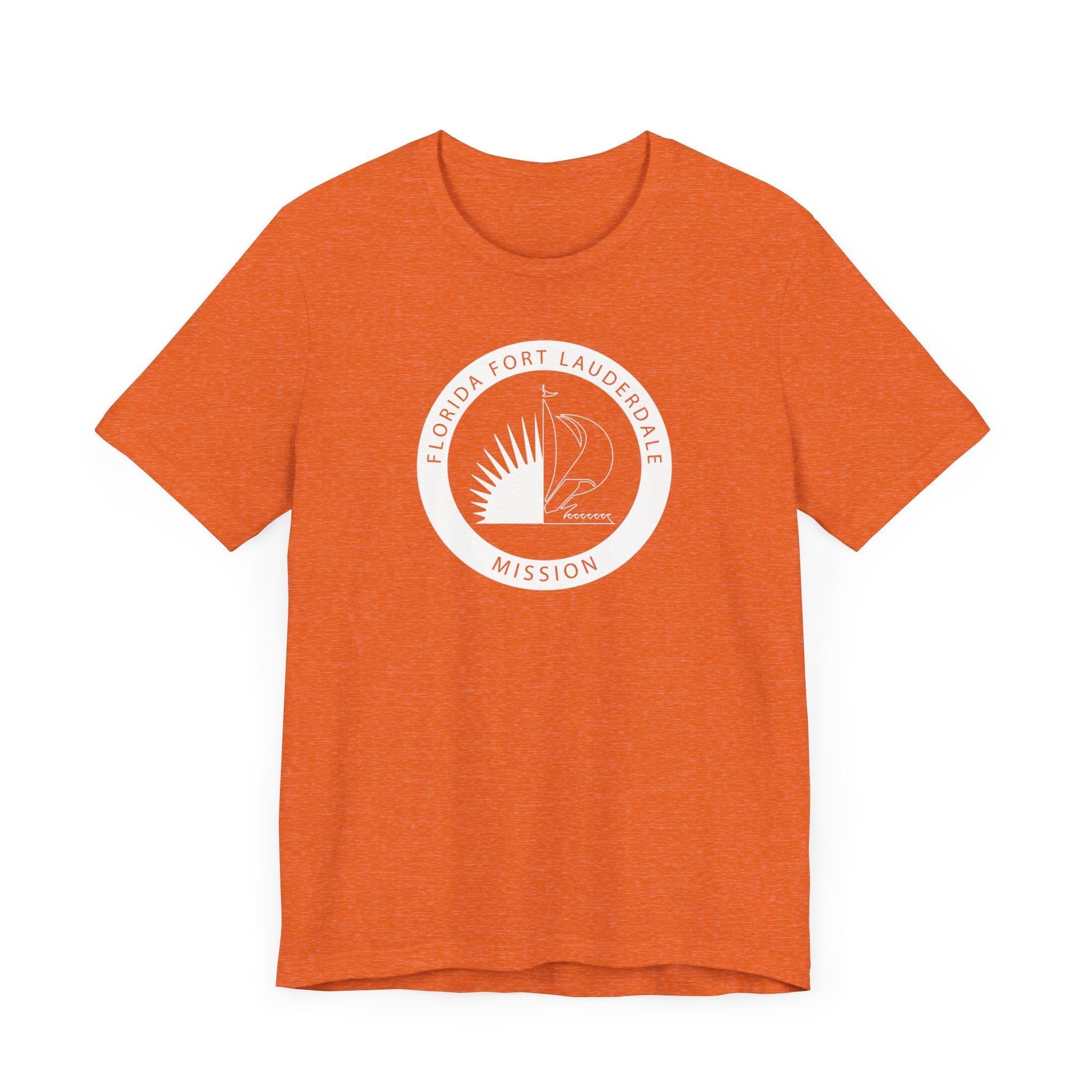 Florida Fort Lauderdale Mission Circular Monochrome Logo T-Shirt - Mission Wishlist - LDS Missionary Gift Store