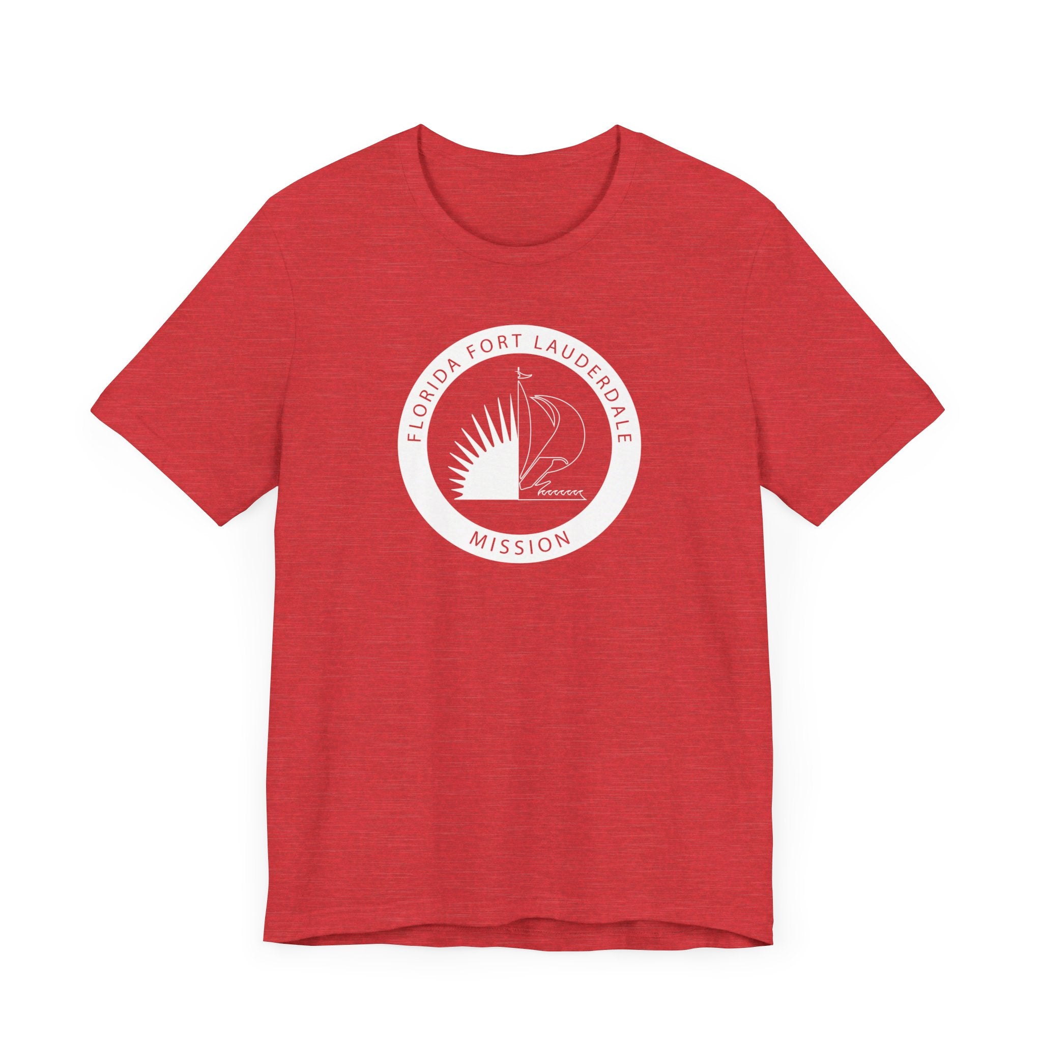 Florida Fort Lauderdale Mission Circular Monochrome Logo T-Shirt - Mission Wishlist - LDS Missionary Gift Store
