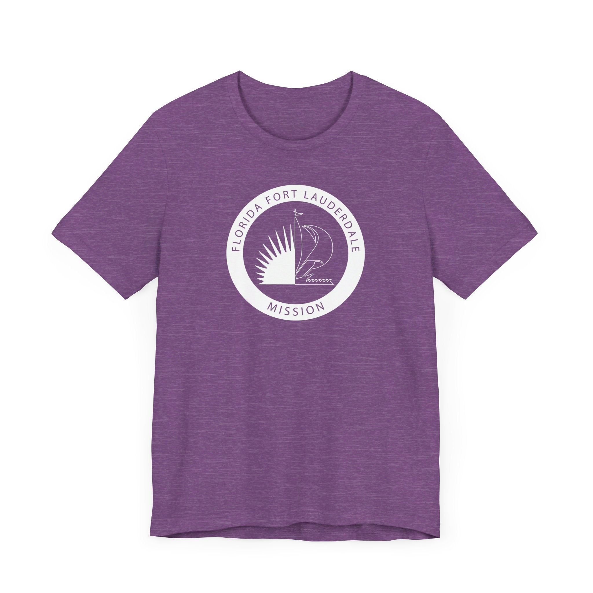 Florida Fort Lauderdale Mission Circular Monochrome Logo T-Shirt - Mission Wishlist - LDS Missionary Gift Store