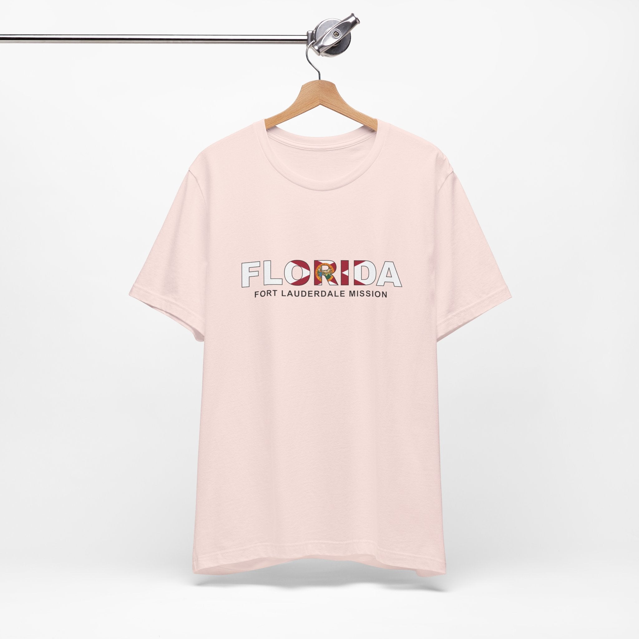 Florida Fort Lauderdale Mission Flag Title T-shirt - Mission Wishlist - LDS Missionary Gift Store
