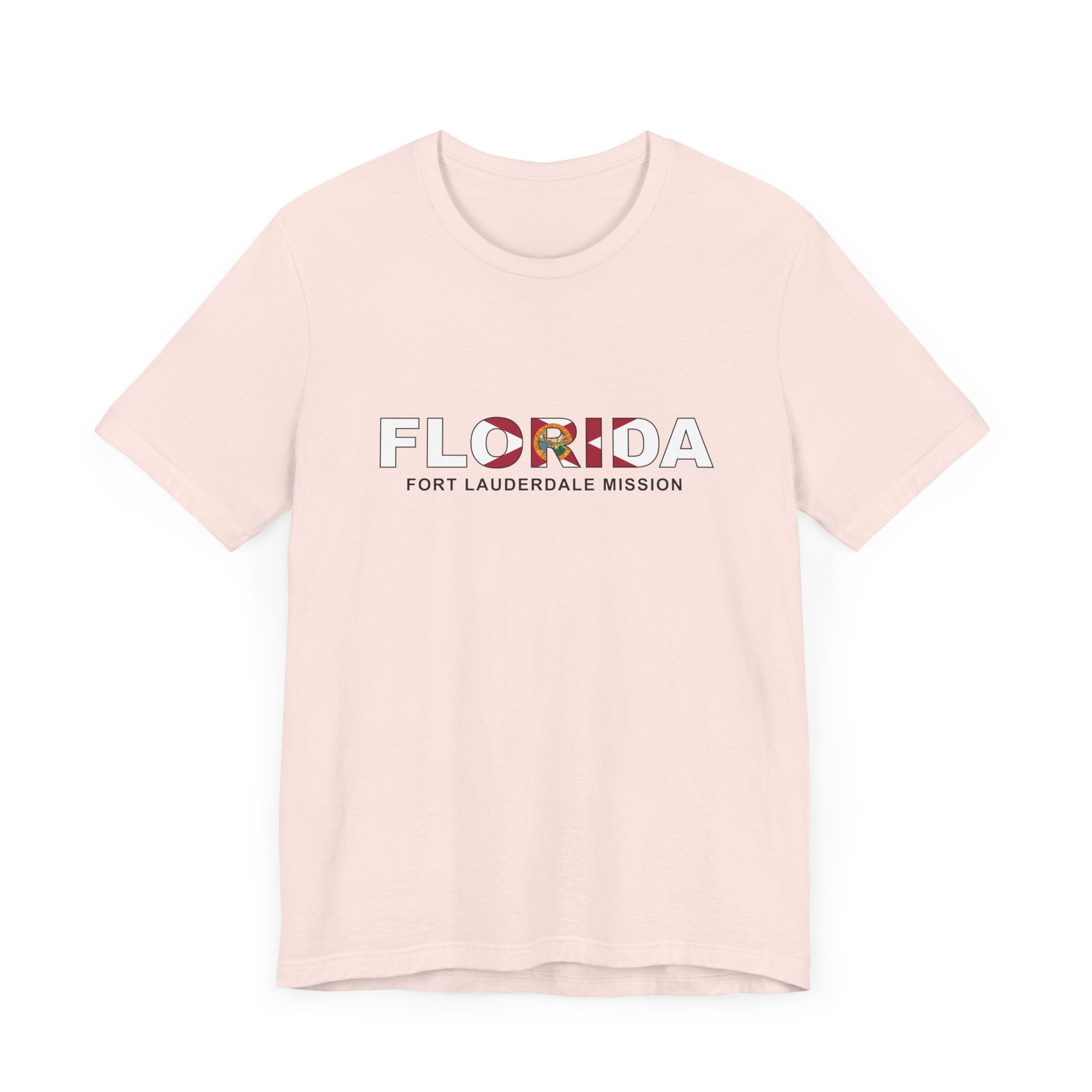 Florida Fort Lauderdale Mission Flag Title T-shirt - Mission Wishlist - LDS Missionary Gift Store