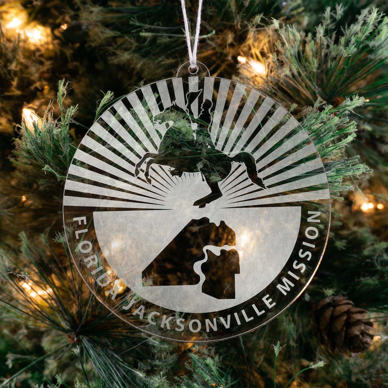Florida Jacksonville Mission Christmas Ornament - Latter-Day Saint LDS Missionary Gift - Book of Mormon