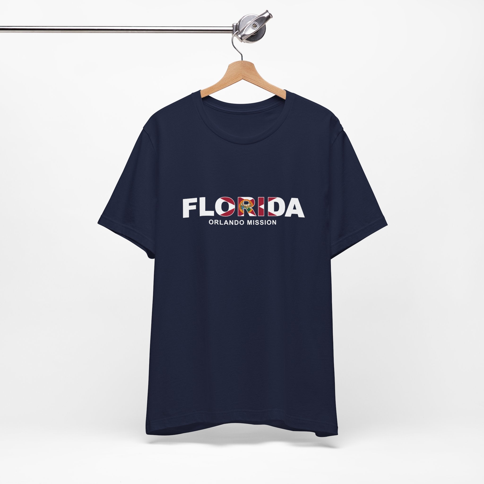 Florida Orlando Mission Flag Title T-shirt - Mission Wishlist - LDS Missionary Gift Store
