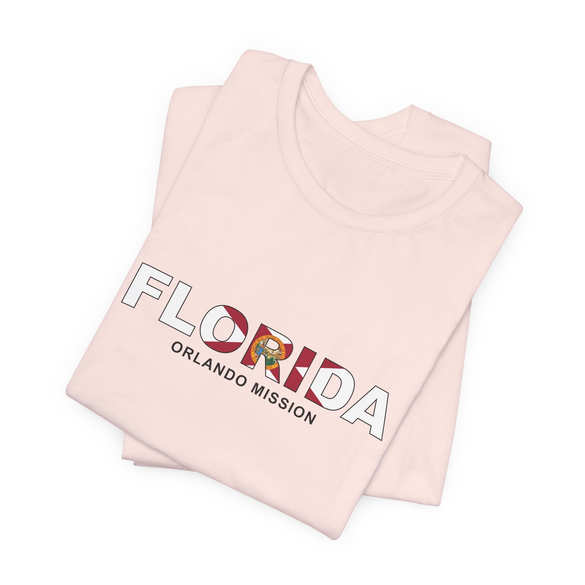 Florida Orlando Mission Flag Title T-shirt - Mission Wishlist - LDS Missionary Gift Store
