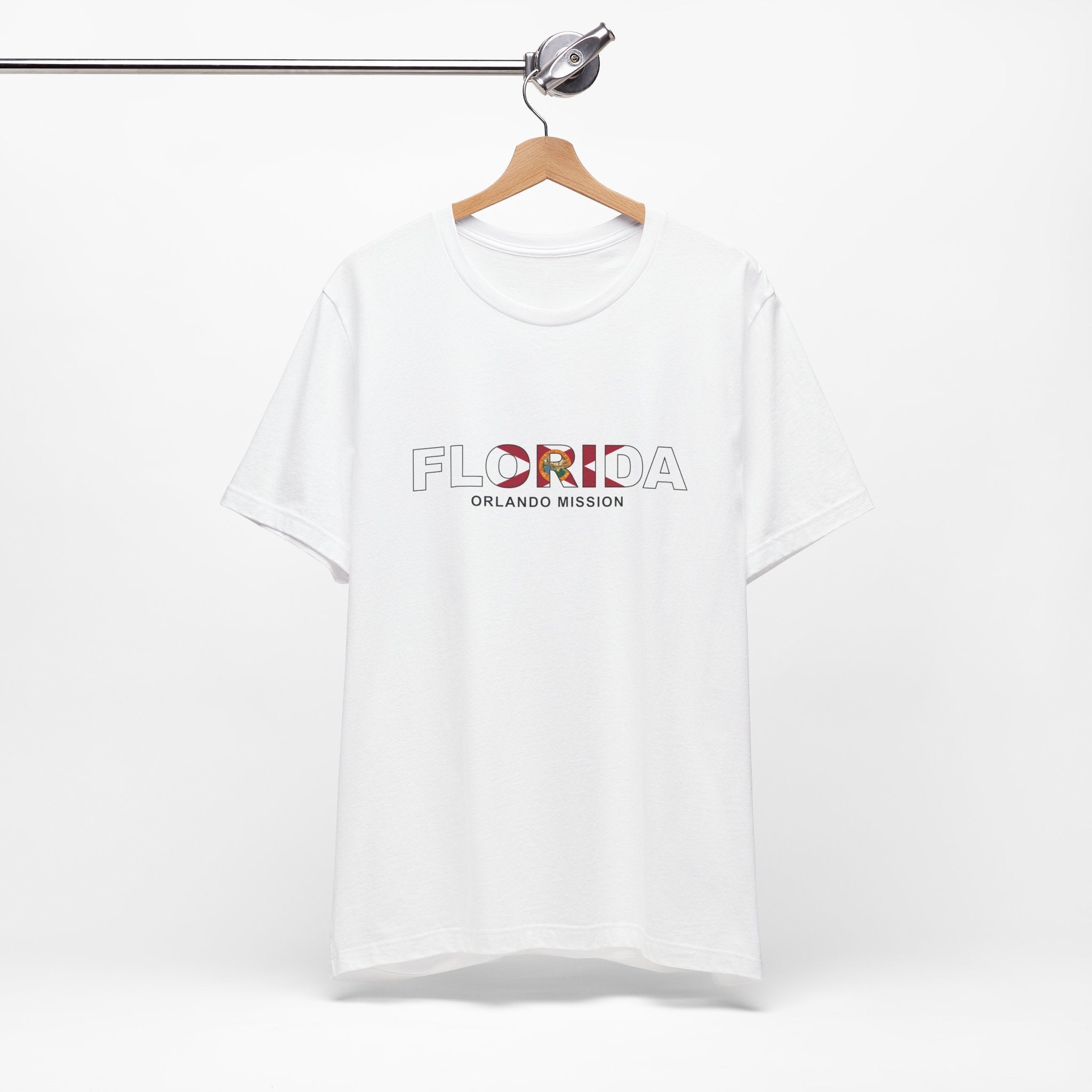 Florida Orlando Mission Flag Title T-shirt - Mission Wishlist - LDS Missionary Gift Store
