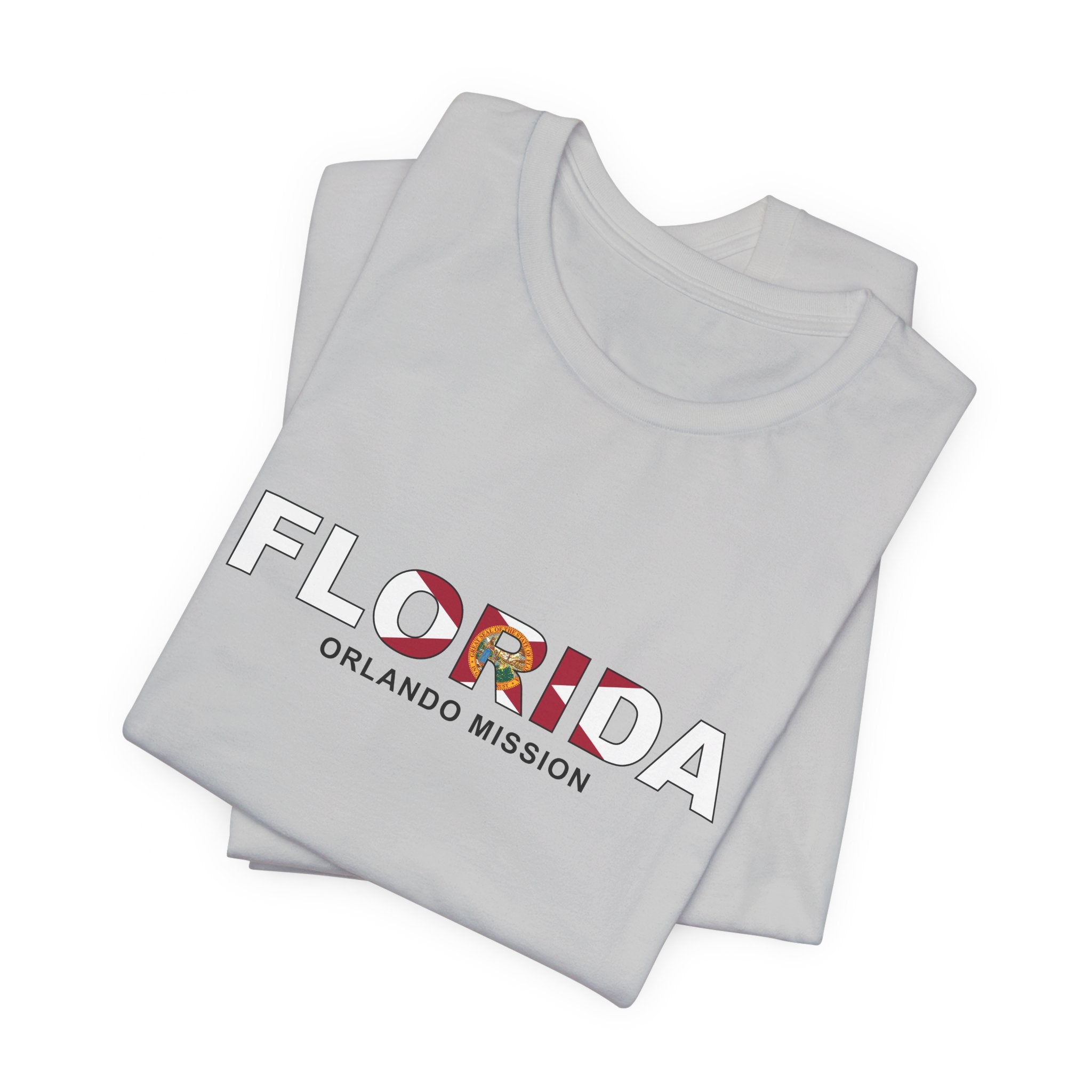 Florida Orlando Mission Flag Title T-shirt - Mission Wishlist - LDS Missionary Gift Store