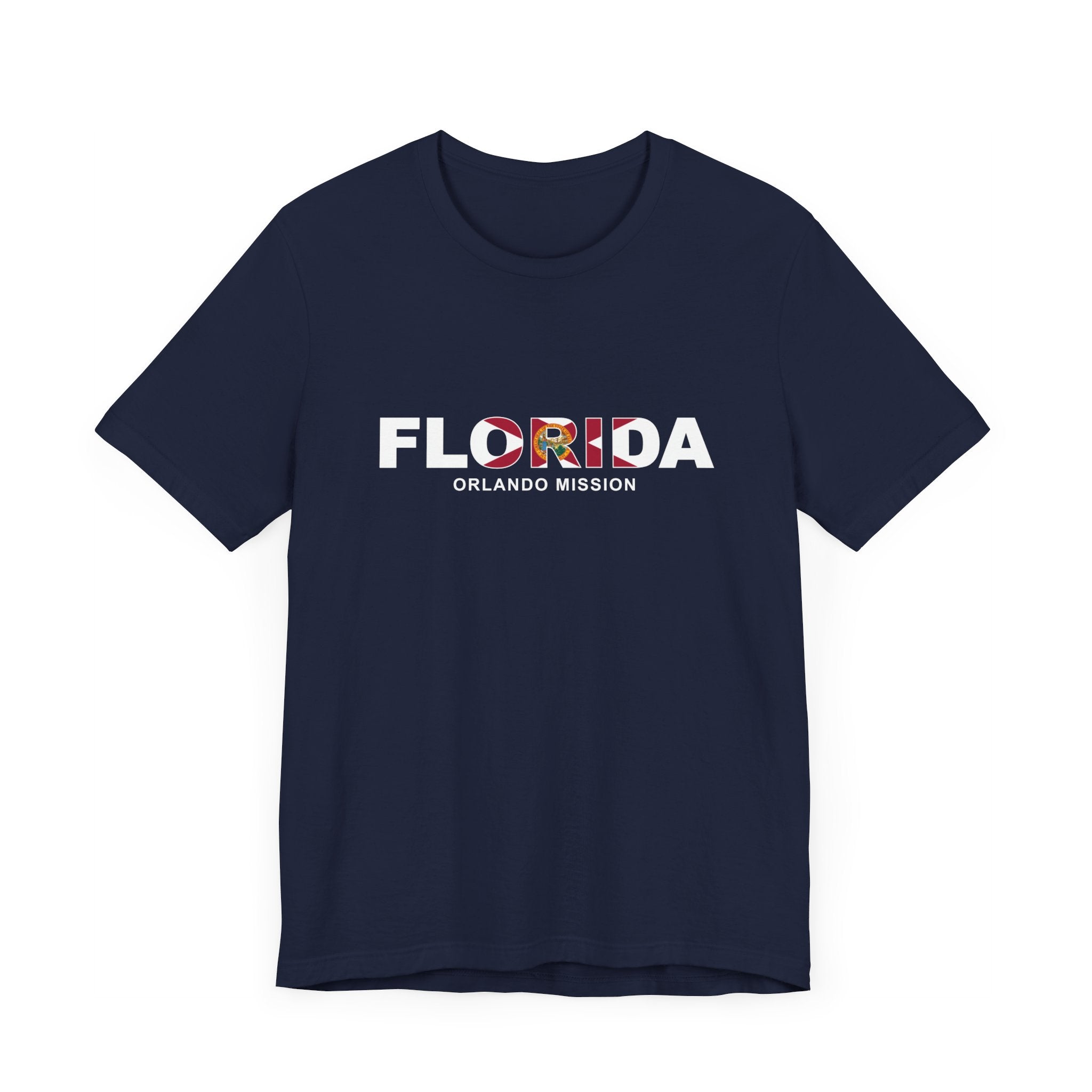 Florida Orlando Mission Flag Title T-shirt - Mission Wishlist - LDS Missionary Gift Store