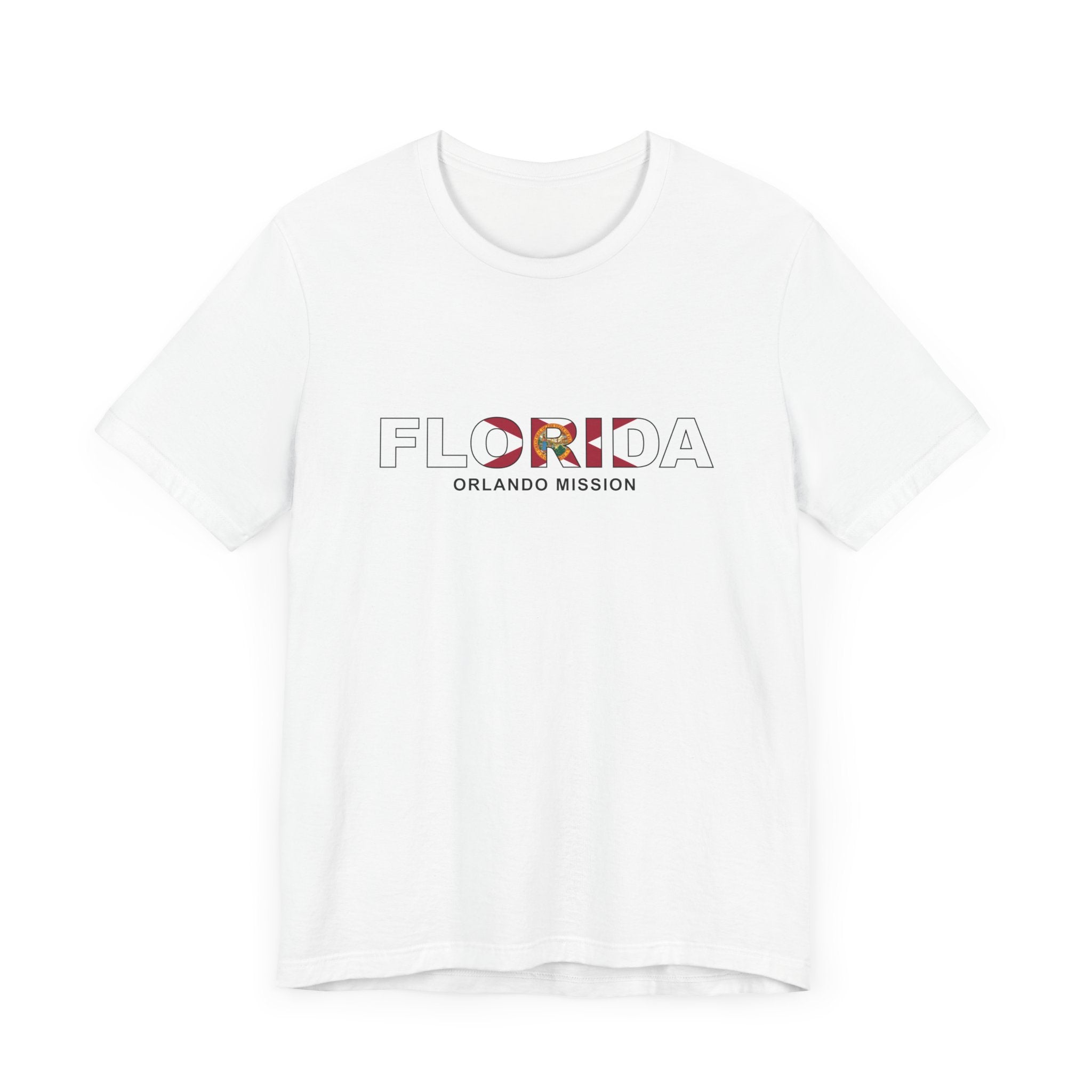 Florida Orlando Mission Flag Title T-shirt - Mission Wishlist - LDS Missionary Gift Store