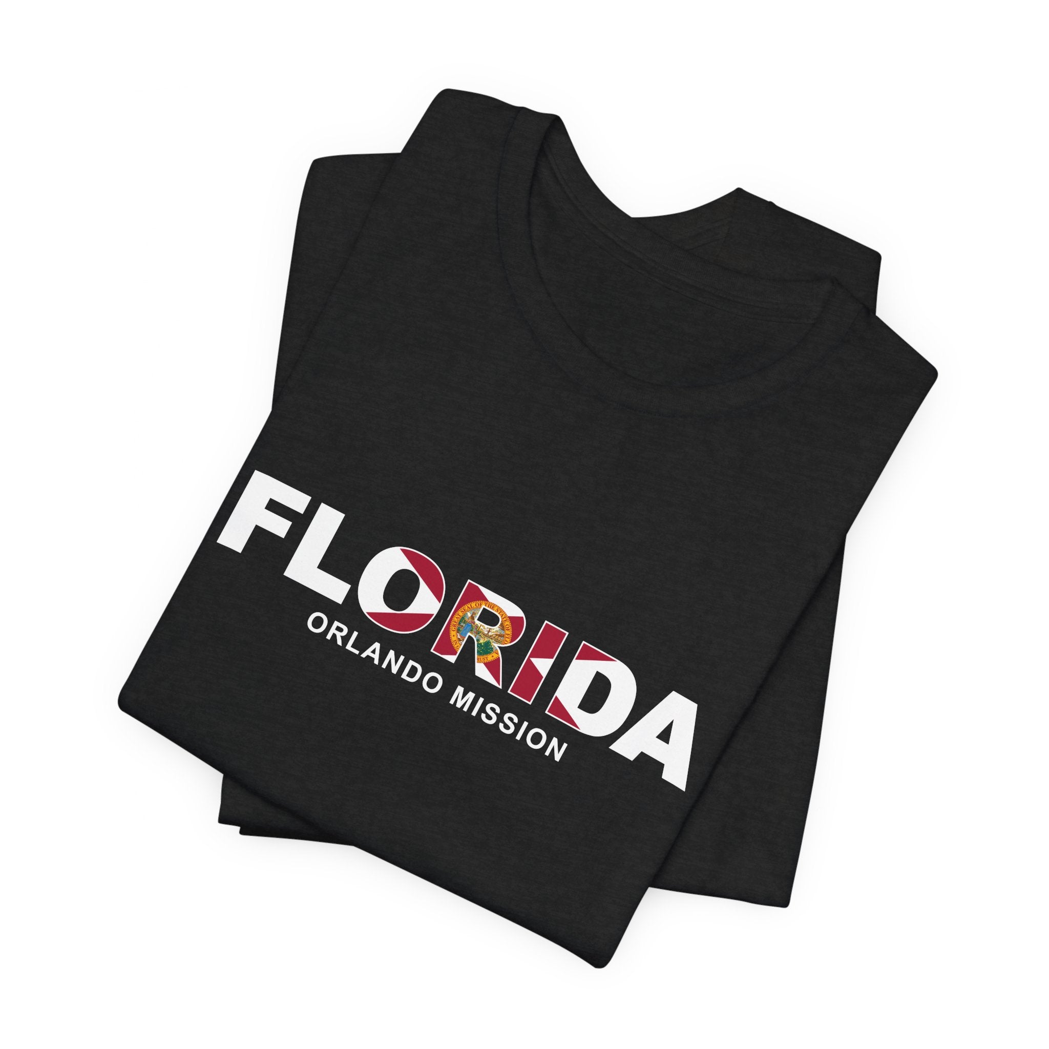 Florida Orlando Mission Flag Title T-shirt - Mission Wishlist - LDS Missionary Gift Store