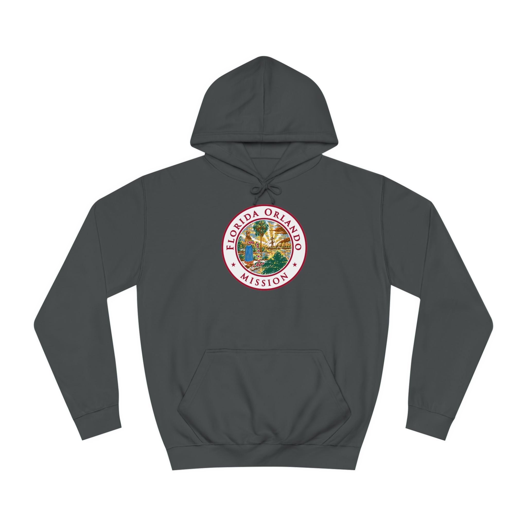 Florida Orlando Mission State Flag Logo (White Border) College Hoodie - Mission Wishlist - LDS Missionary Gift Store