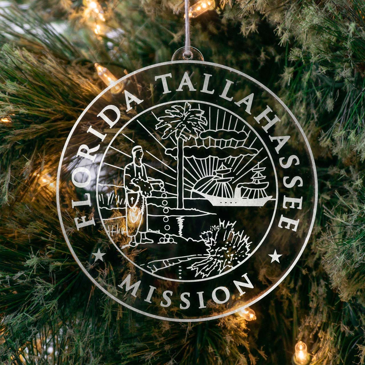 Florida Tallahassee Mission Christmas Ornament - Latter-Day Saint LDS Missionary Gift - Book of Mormon