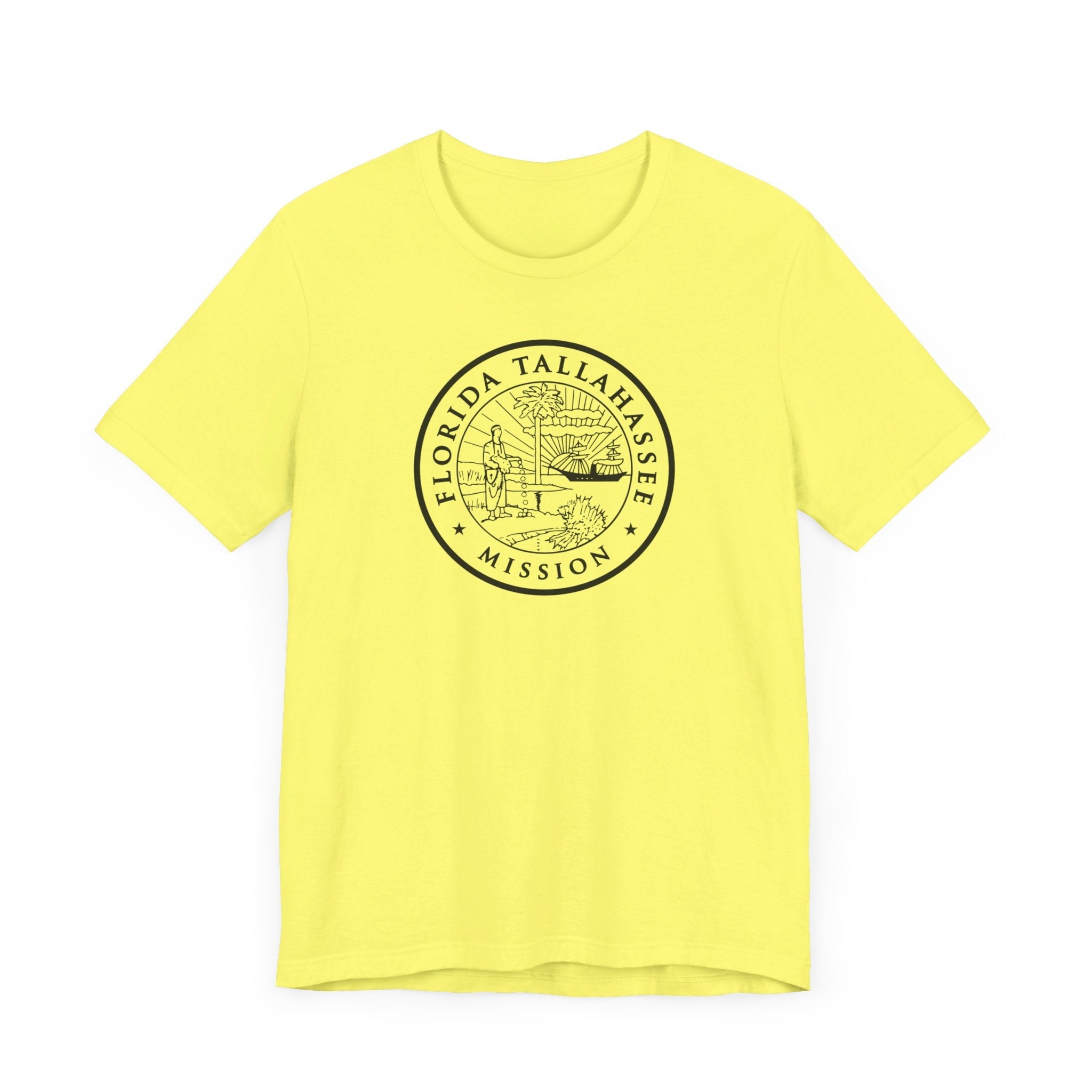 Florida Tallahassee Mission Circular Monochrome Logo T-Shirt - Mission Wishlist - LDS Missionary Gift Store