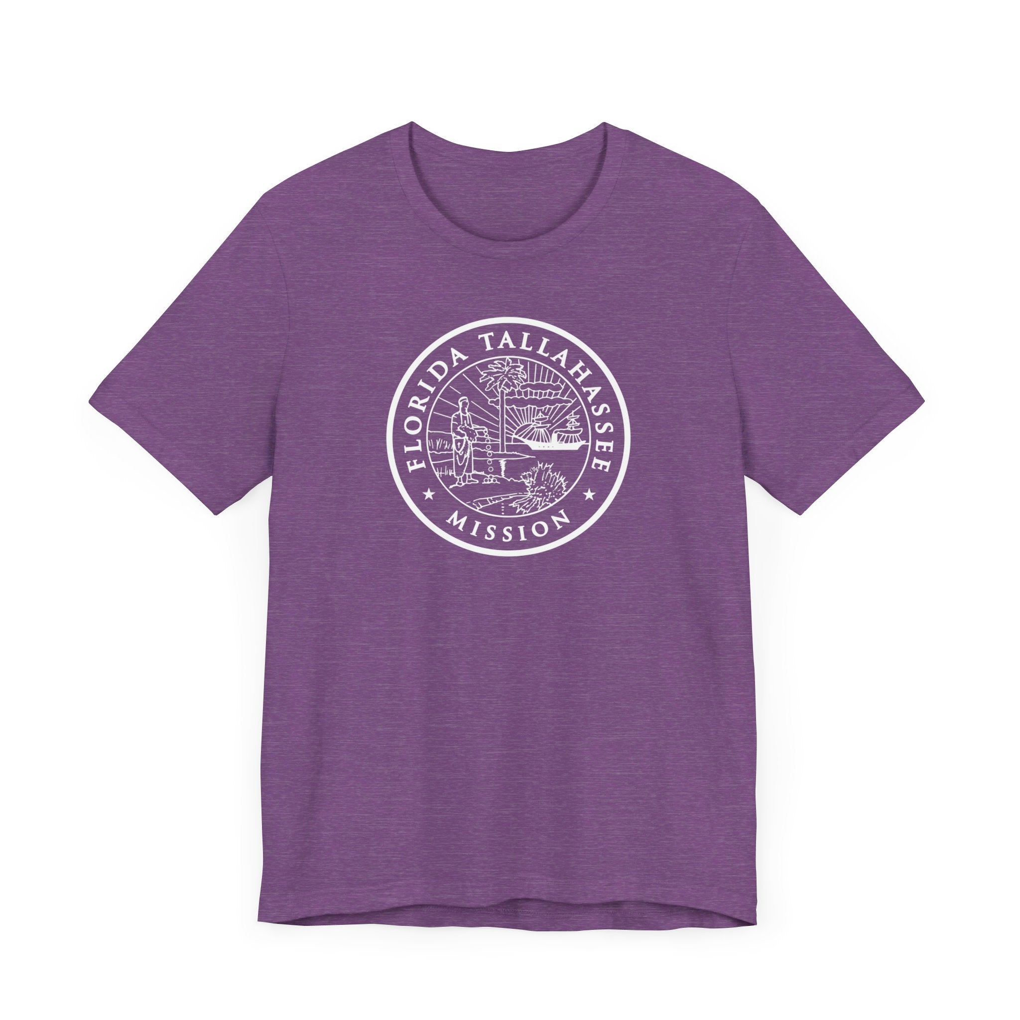 Florida Tallahassee Mission Circular Monochrome Logo T-Shirt - Mission Wishlist - LDS Missionary Gift Store