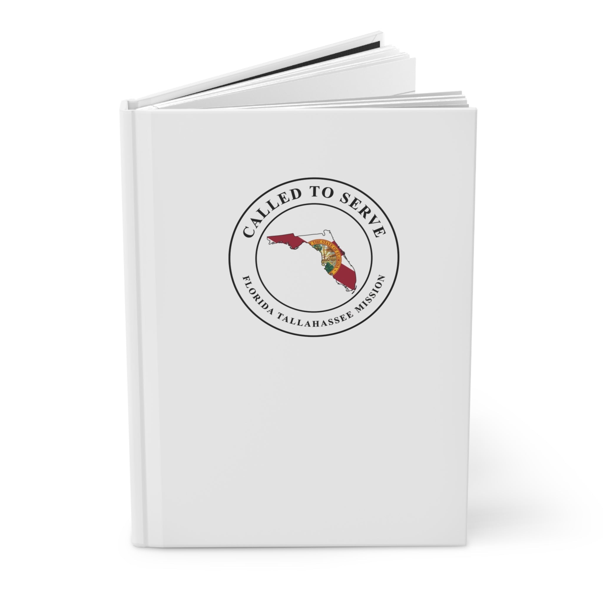 Florida Tallahassee Mission Flag Map Called to Serve White Hardcover Journal Matte - Mission Wishlist - LDS Missionary Gift Store